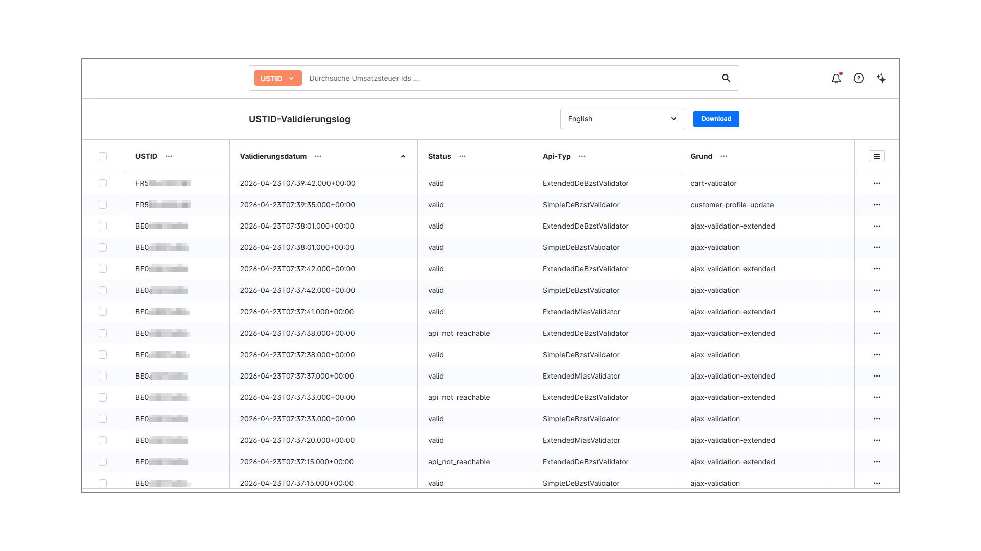 LenzPlatformVatIdValidation