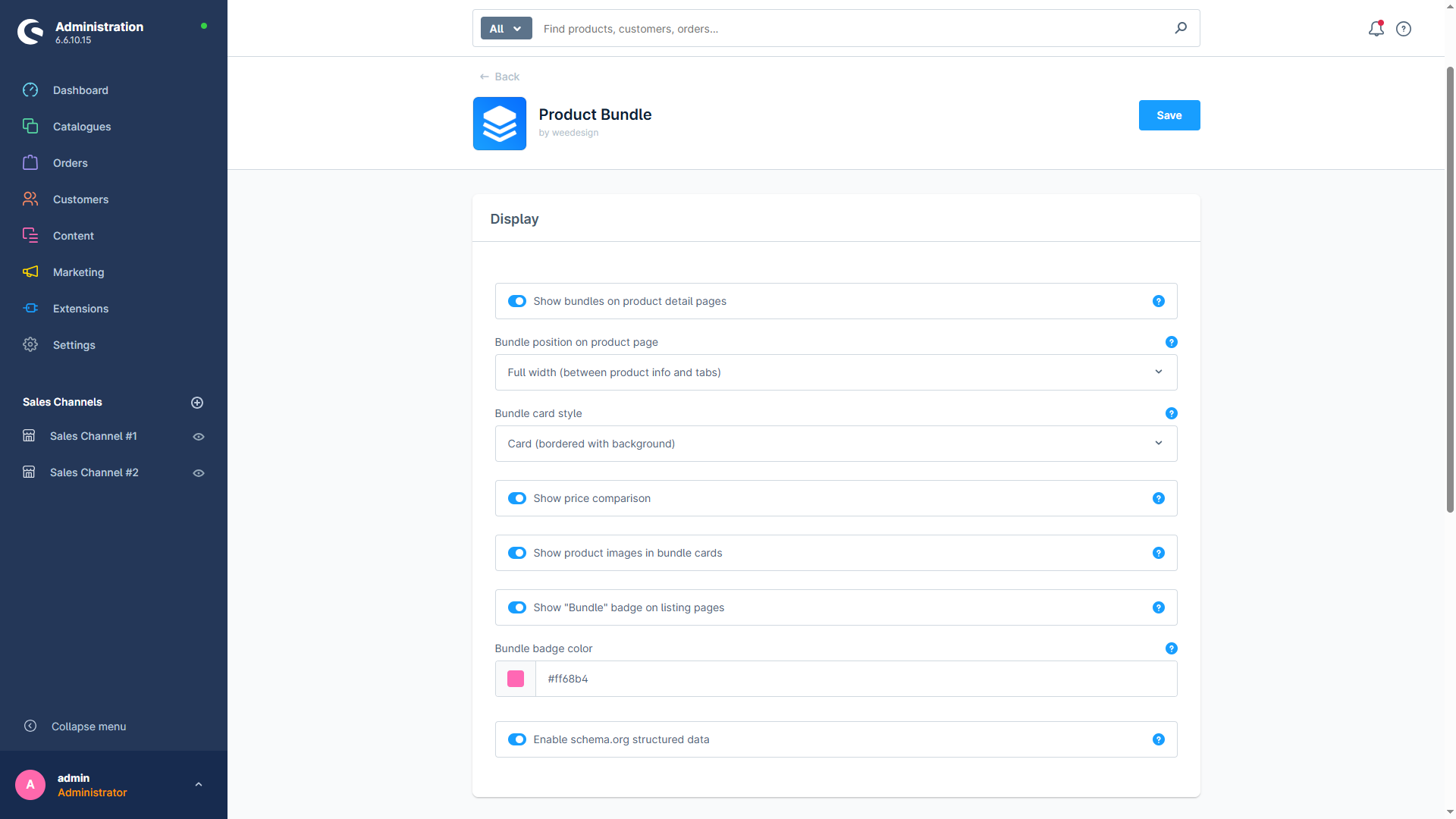 WeedesignBundleManager