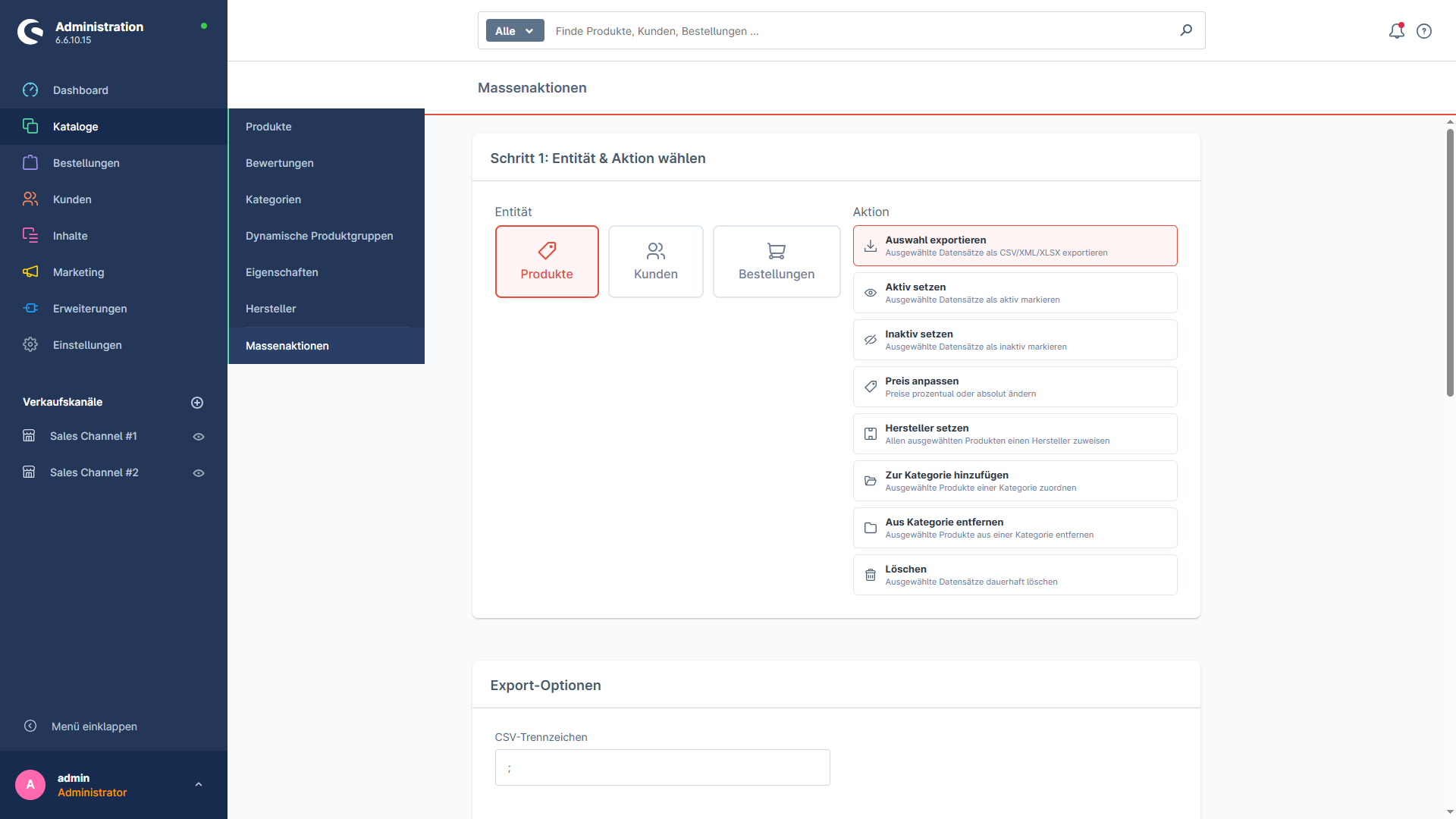 WeedesignMassActions