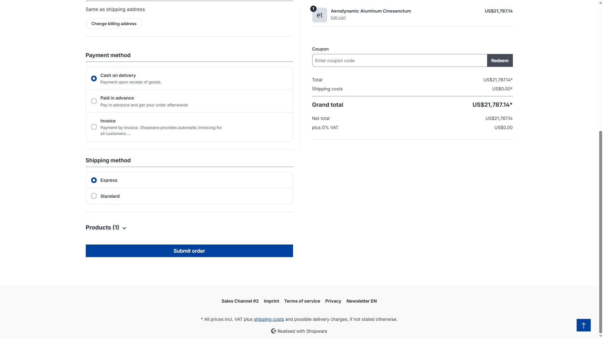 WeedesignCheckout