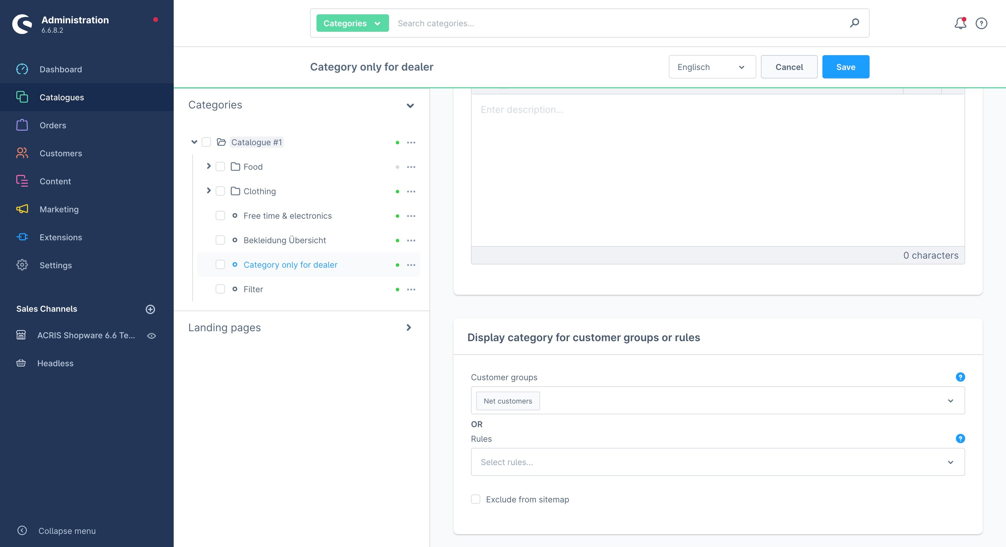 AcrisDisplayCategoryCustomerGroupCS