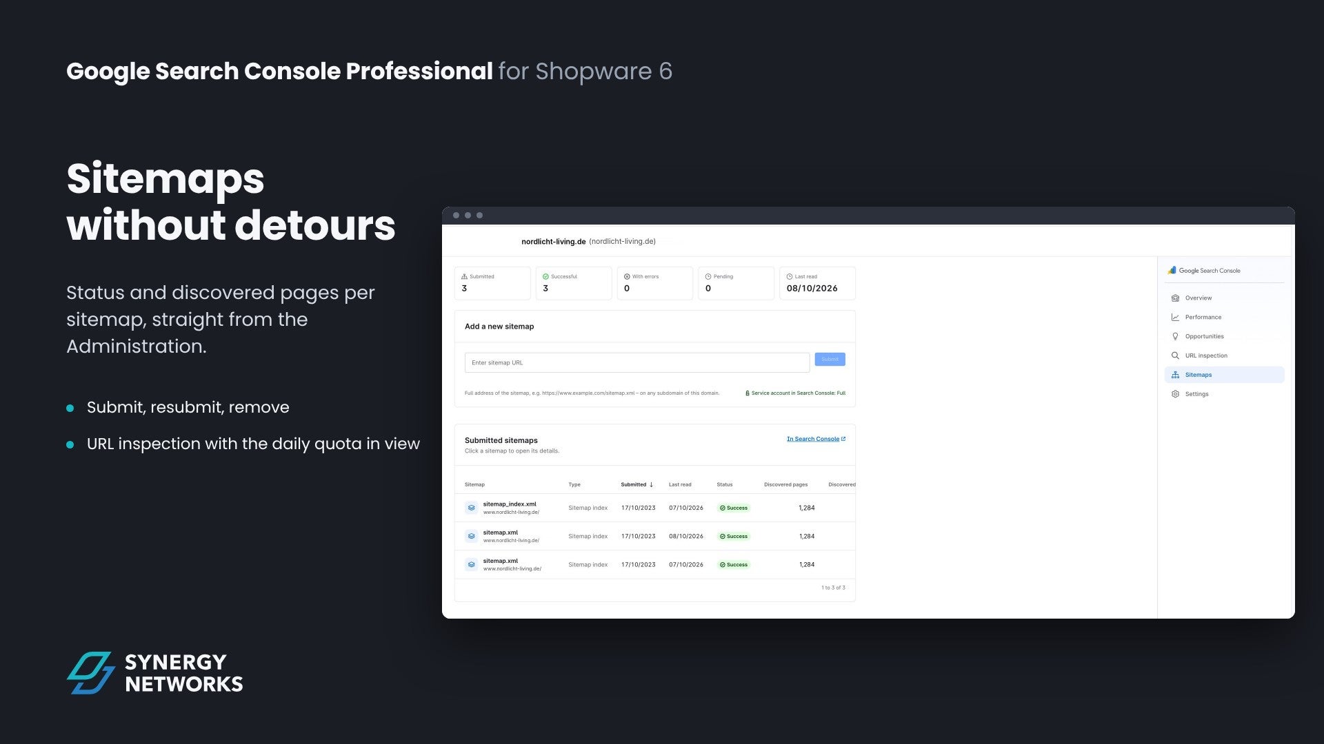SynGoogleSearchConsole