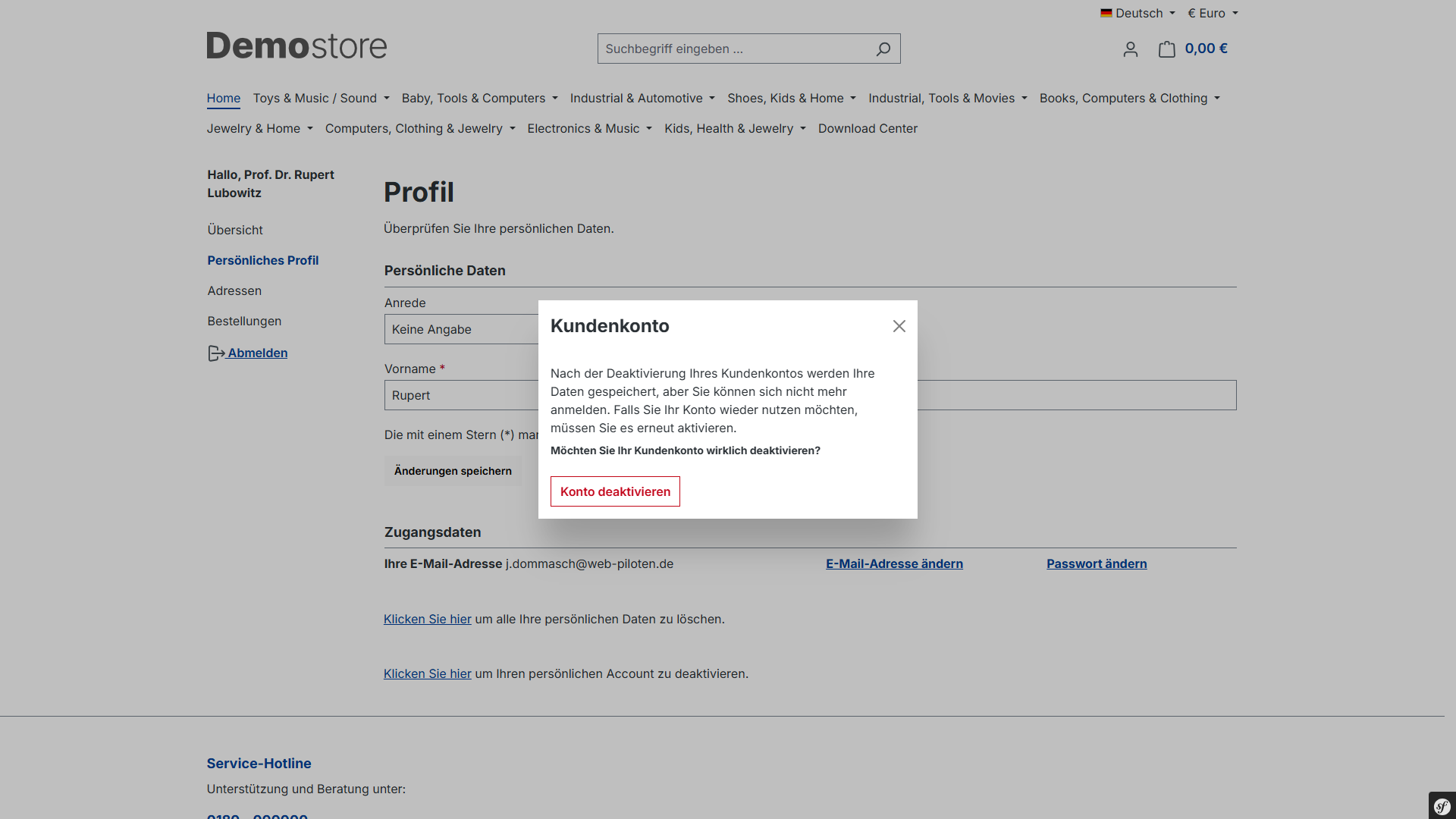 Spno6RemoveCustomerAccount