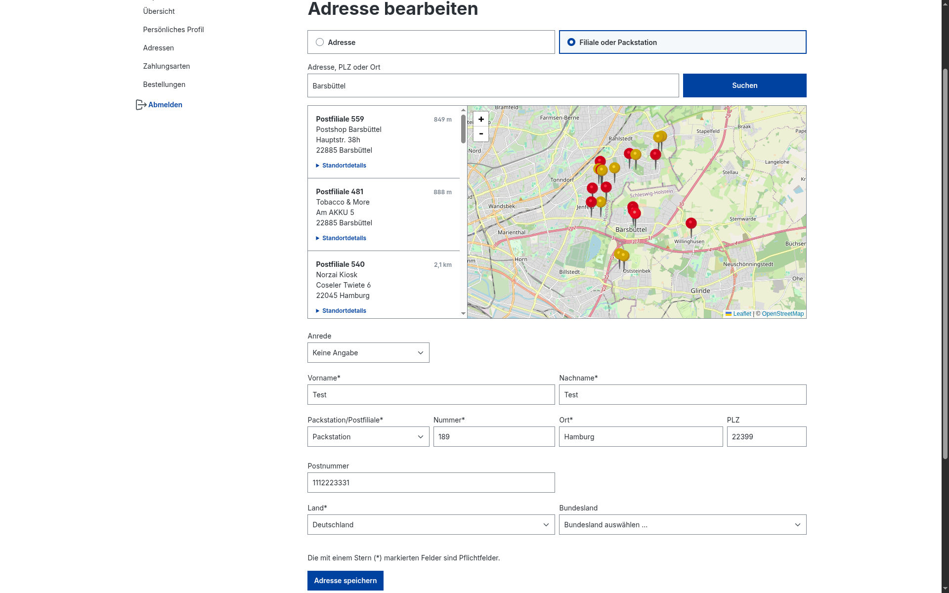 TidDHLLocationSearch