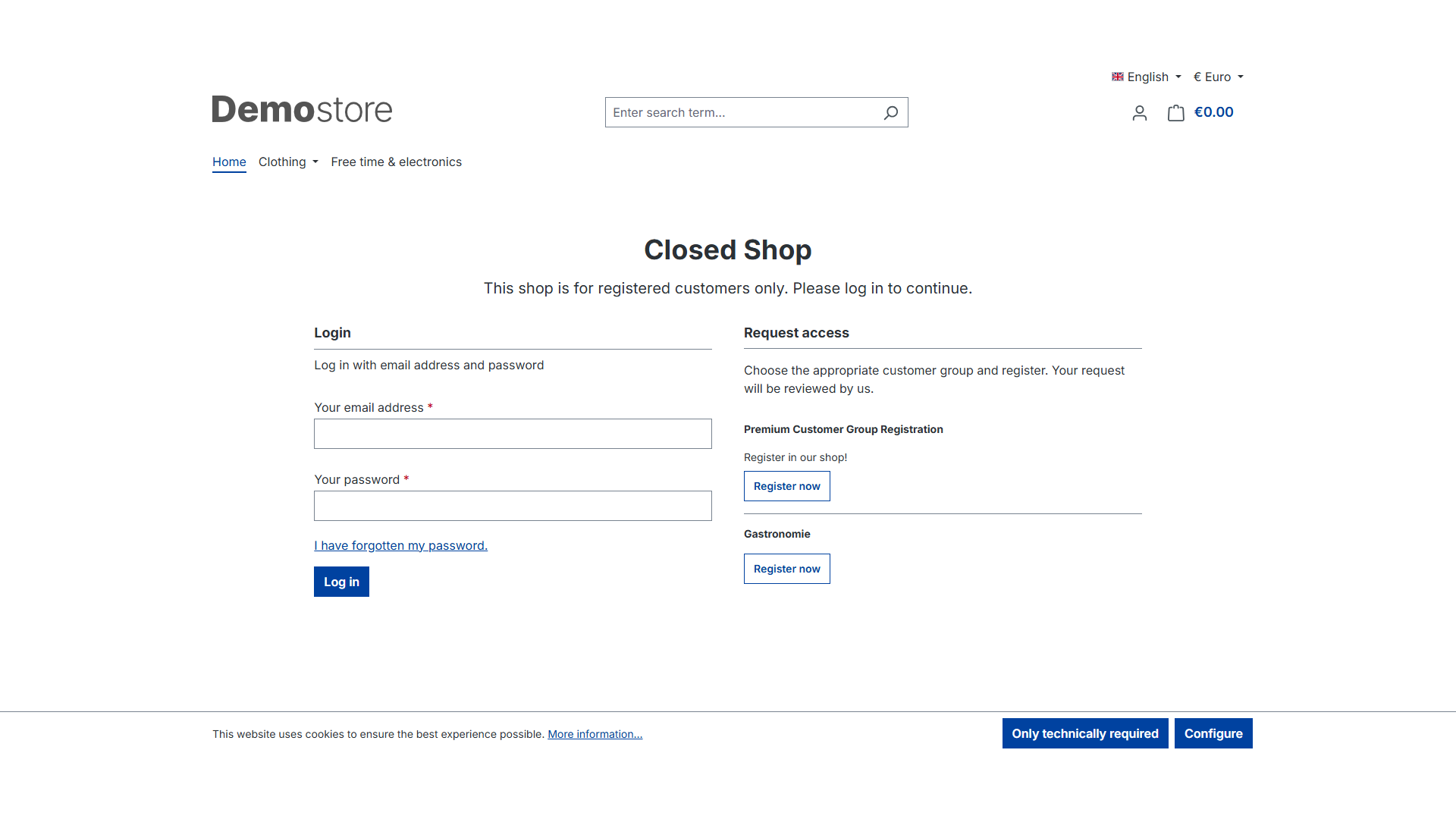 WebLa_ClosedShop