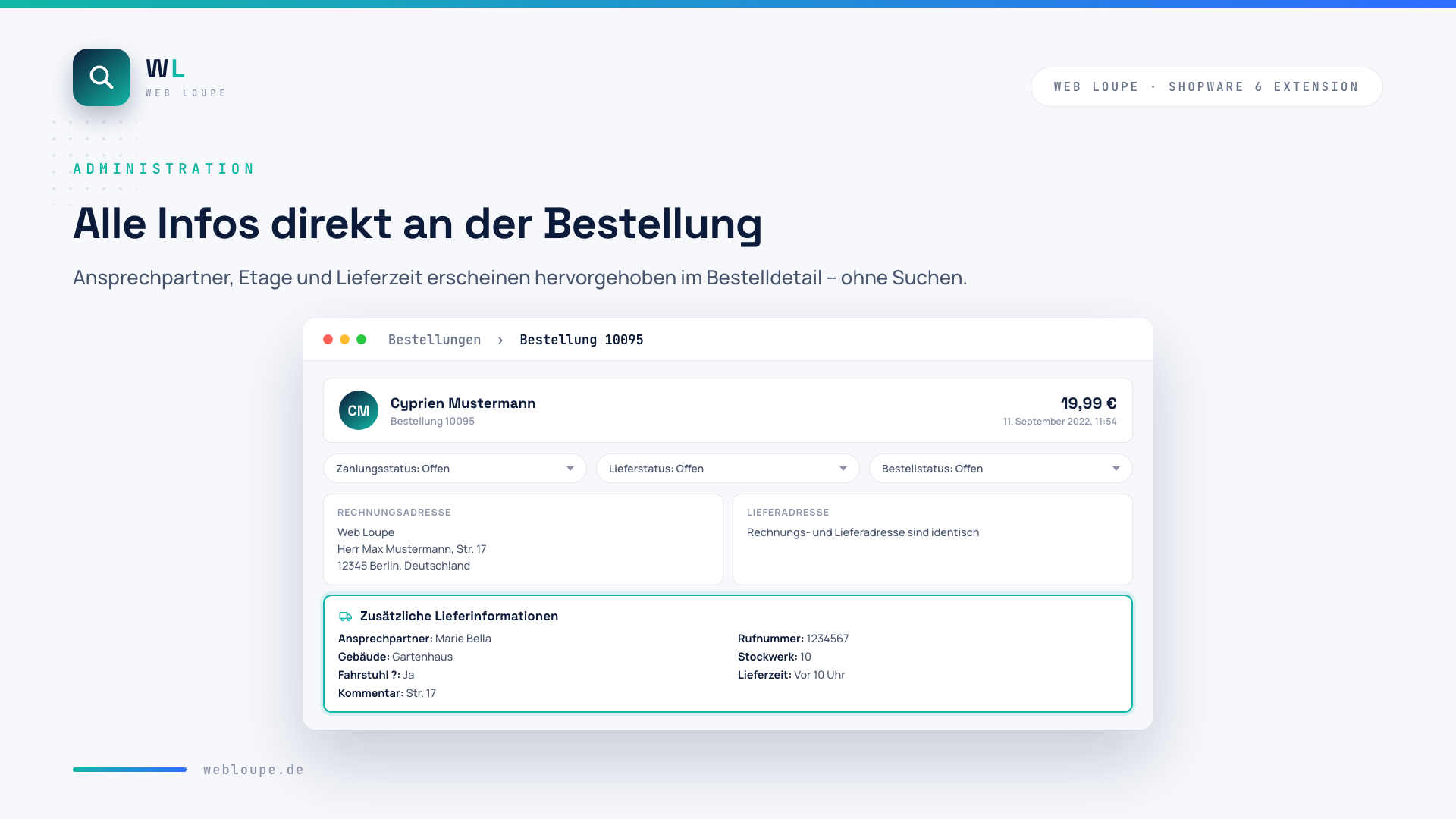 WeloDeliveryInfos