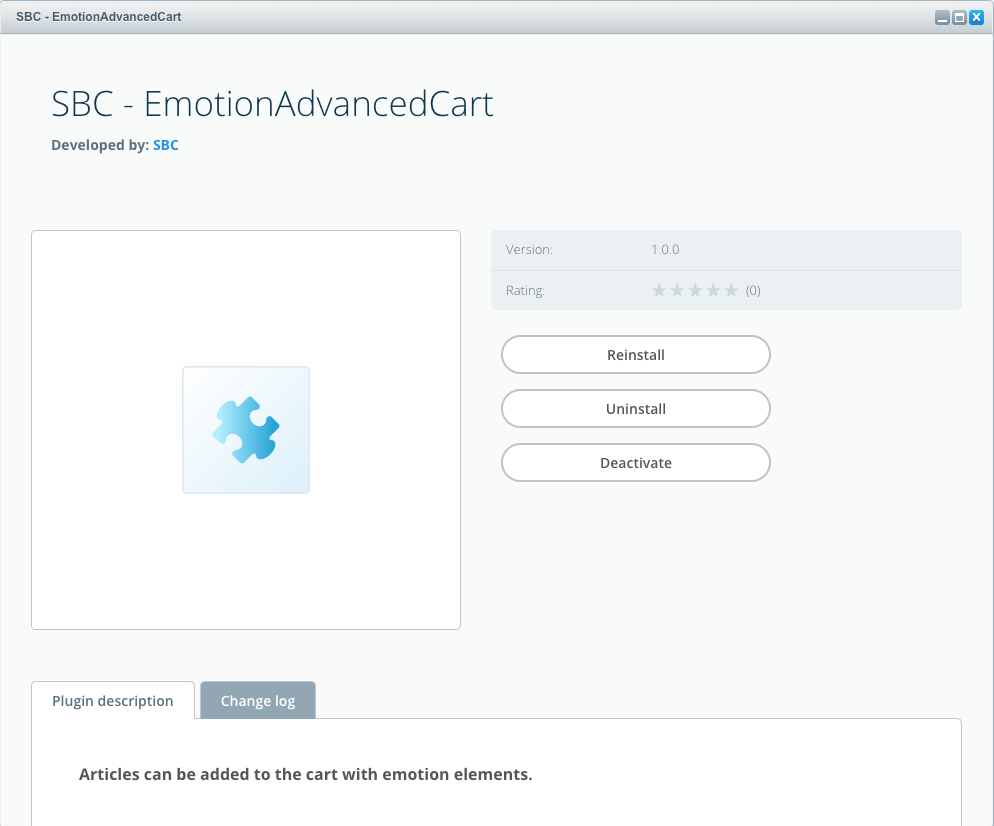 SBCEmotionAdvancedCart