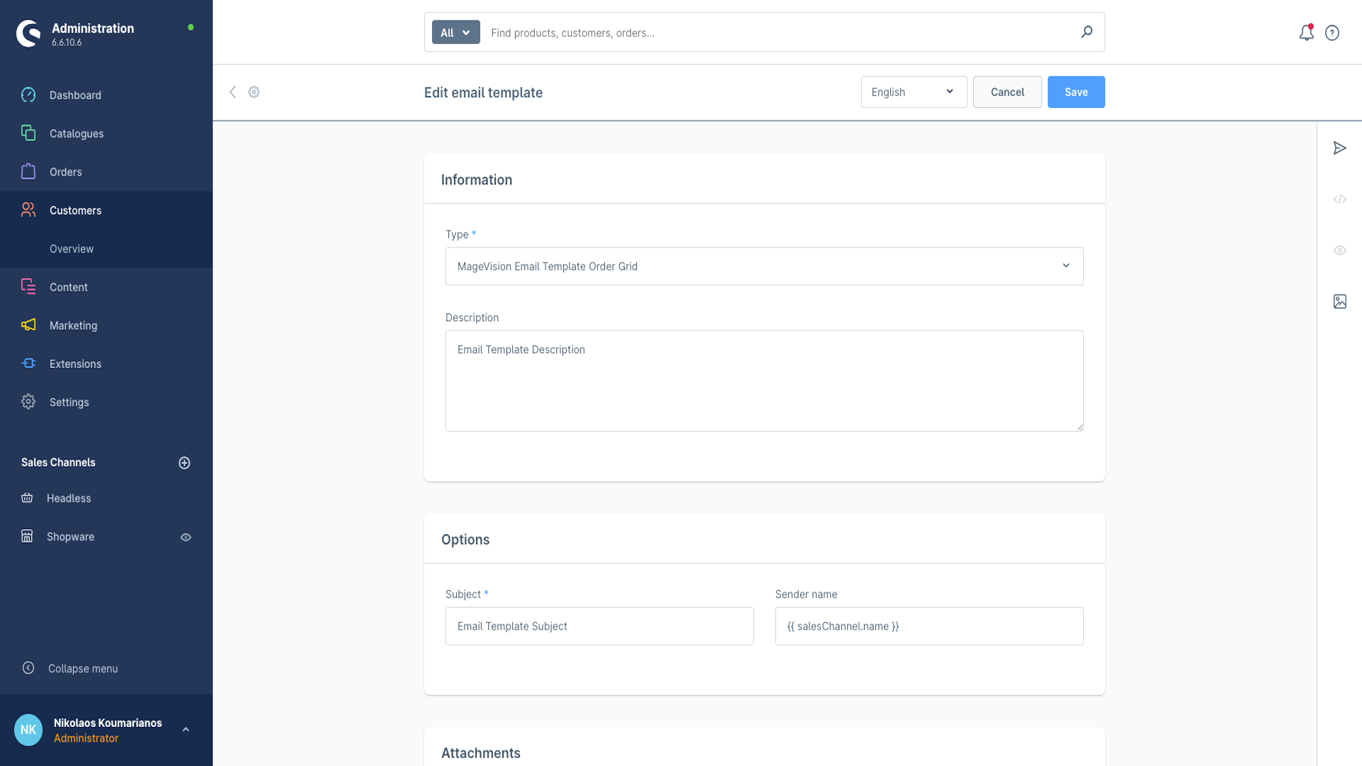 MageVisionEmailCustomers