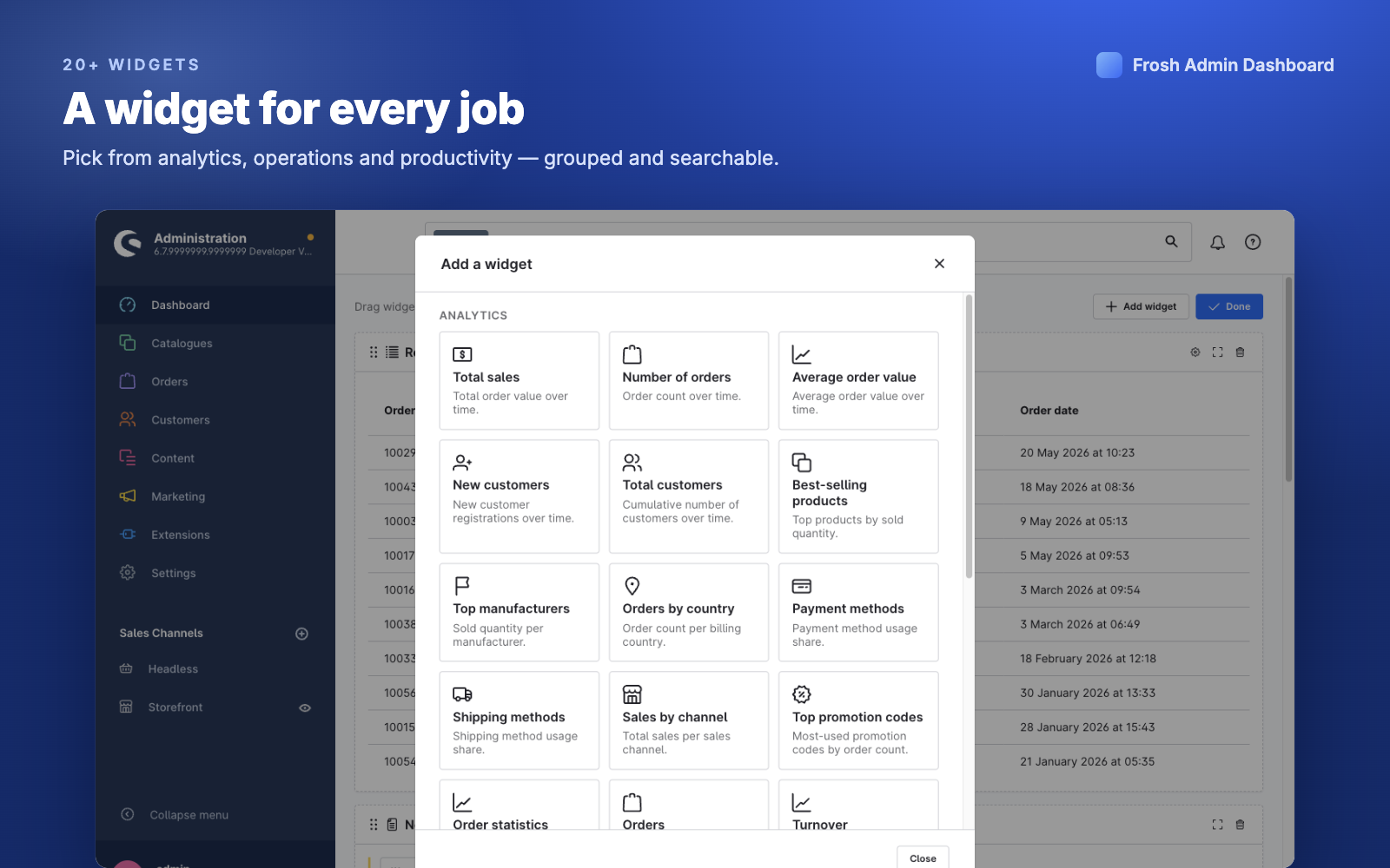 FroshAdminDashboard