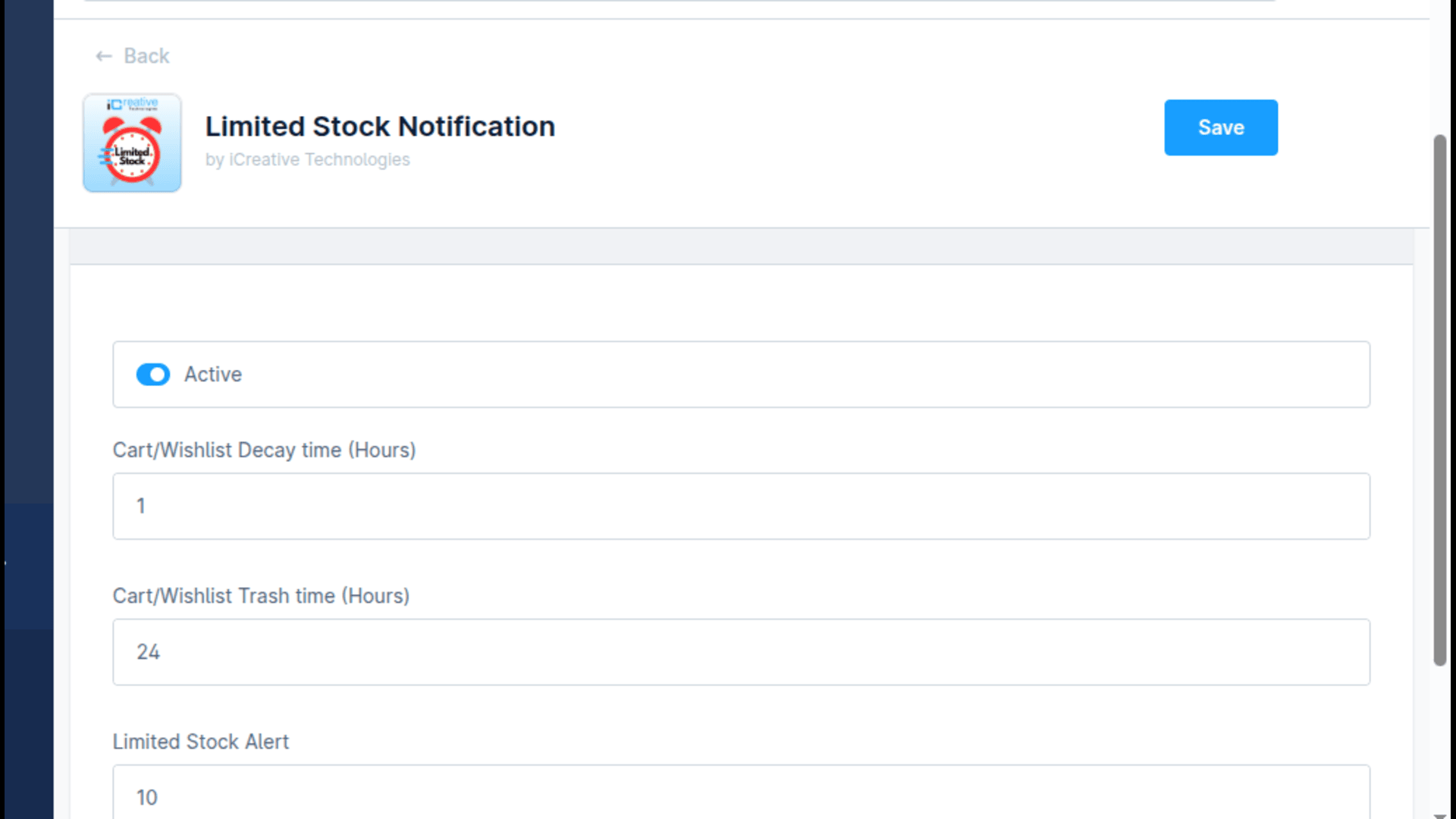ICTECH_LimitedStockNotification