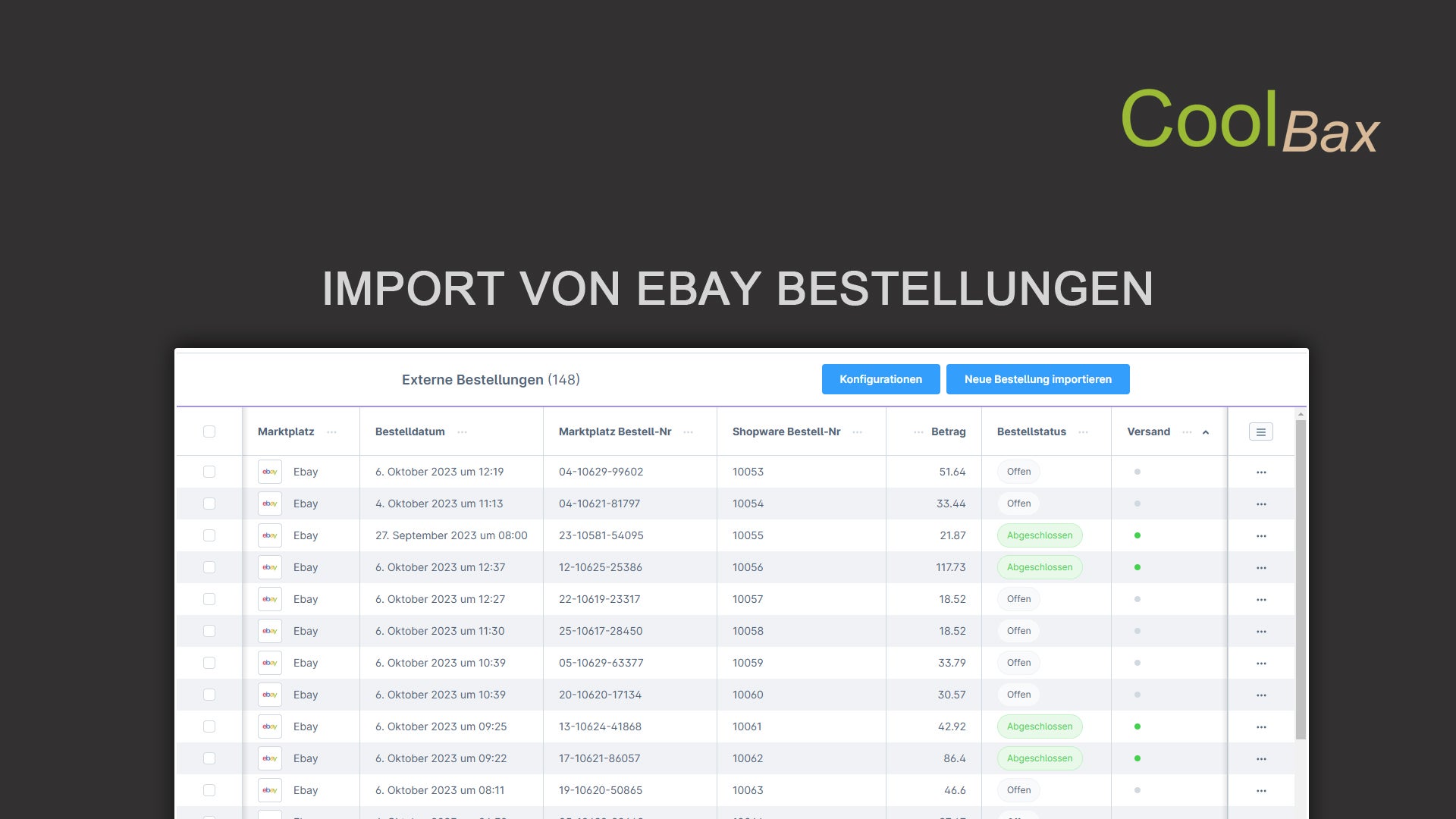 CbaxModulOrderImportEbay