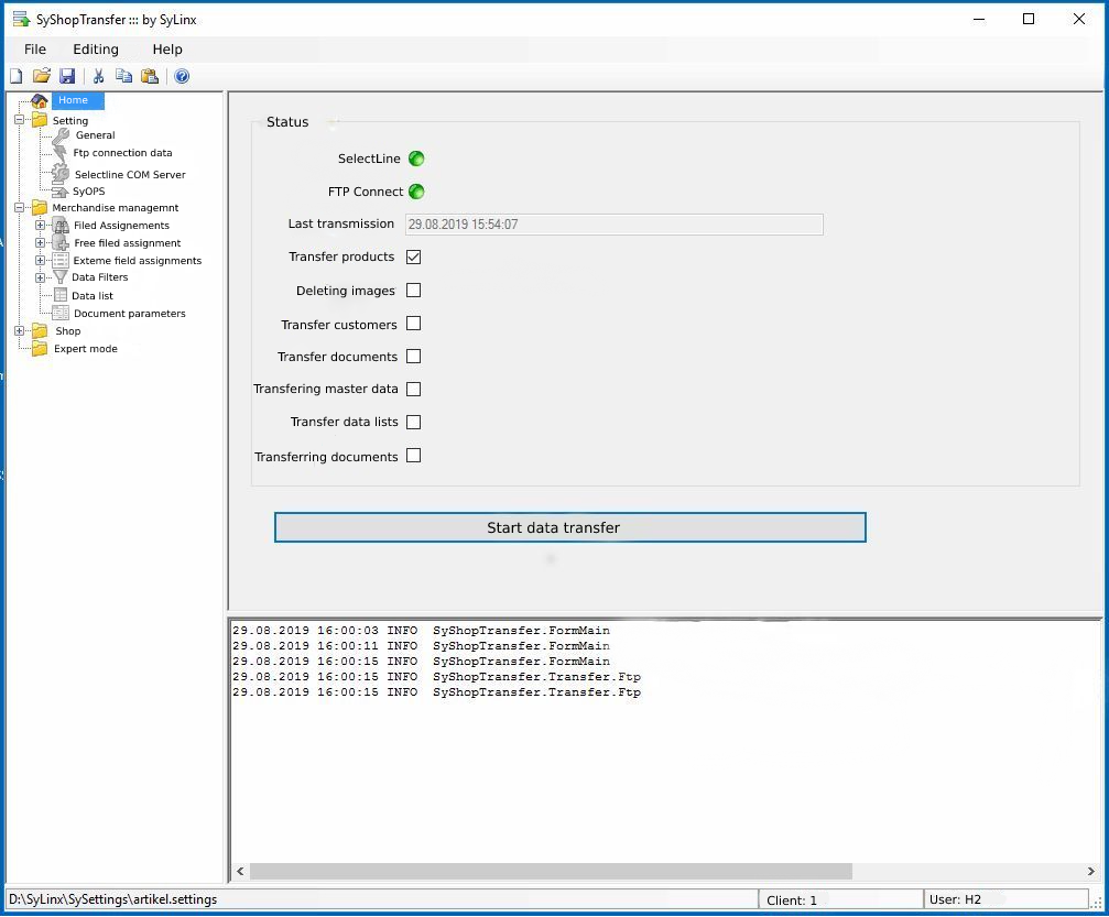 h2sysSelectLineIntegration