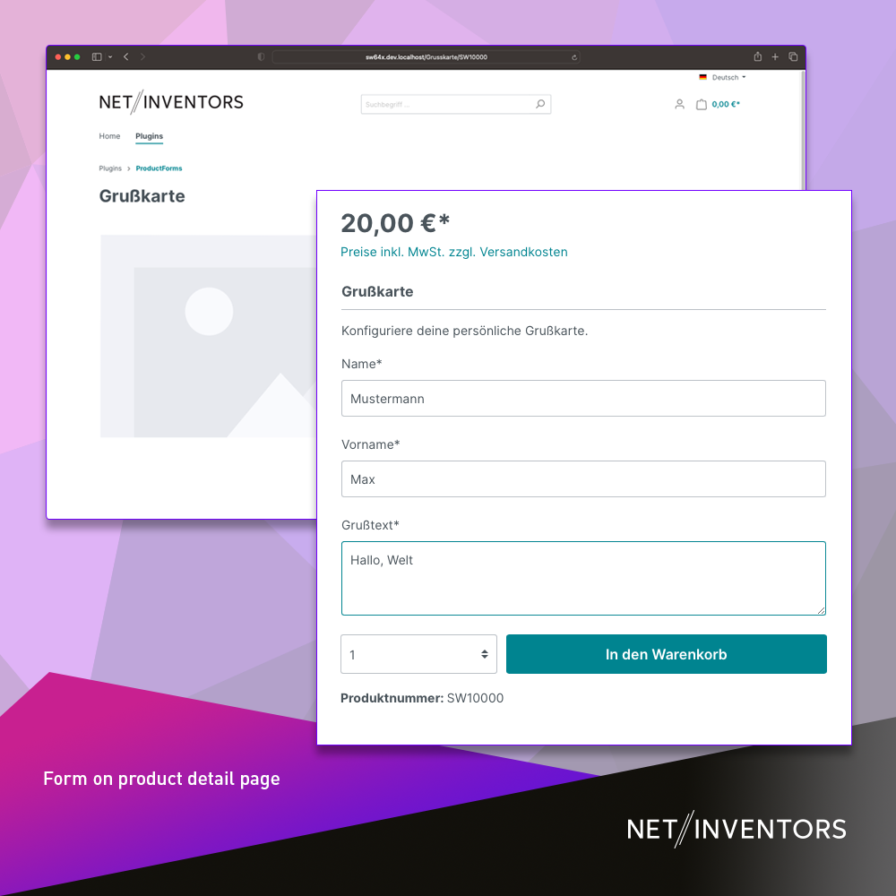 NetiNextProductForms