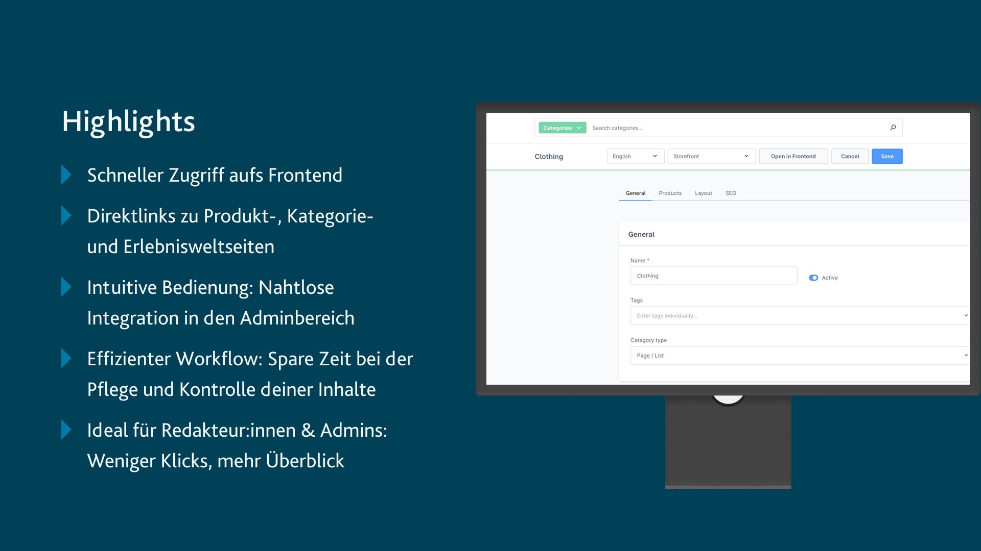 IntediaAdminStorefrontLink
