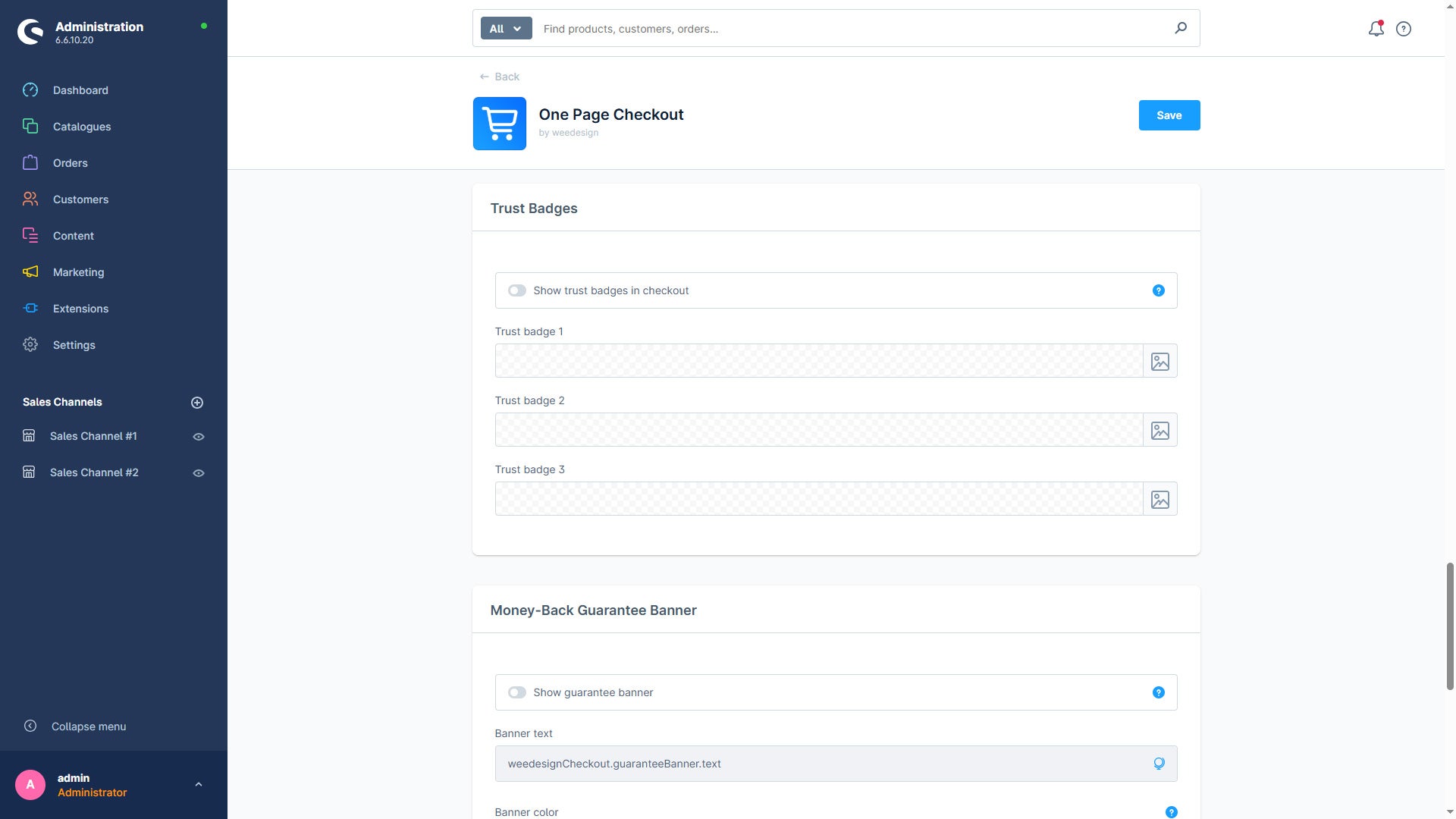 WeedesignCheckout