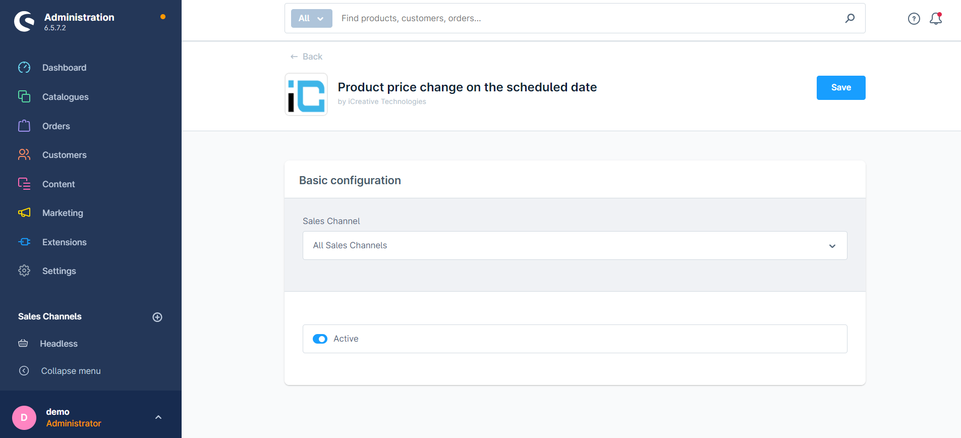 ICTECH_ProductPriceChangeOnTheScheduledDate