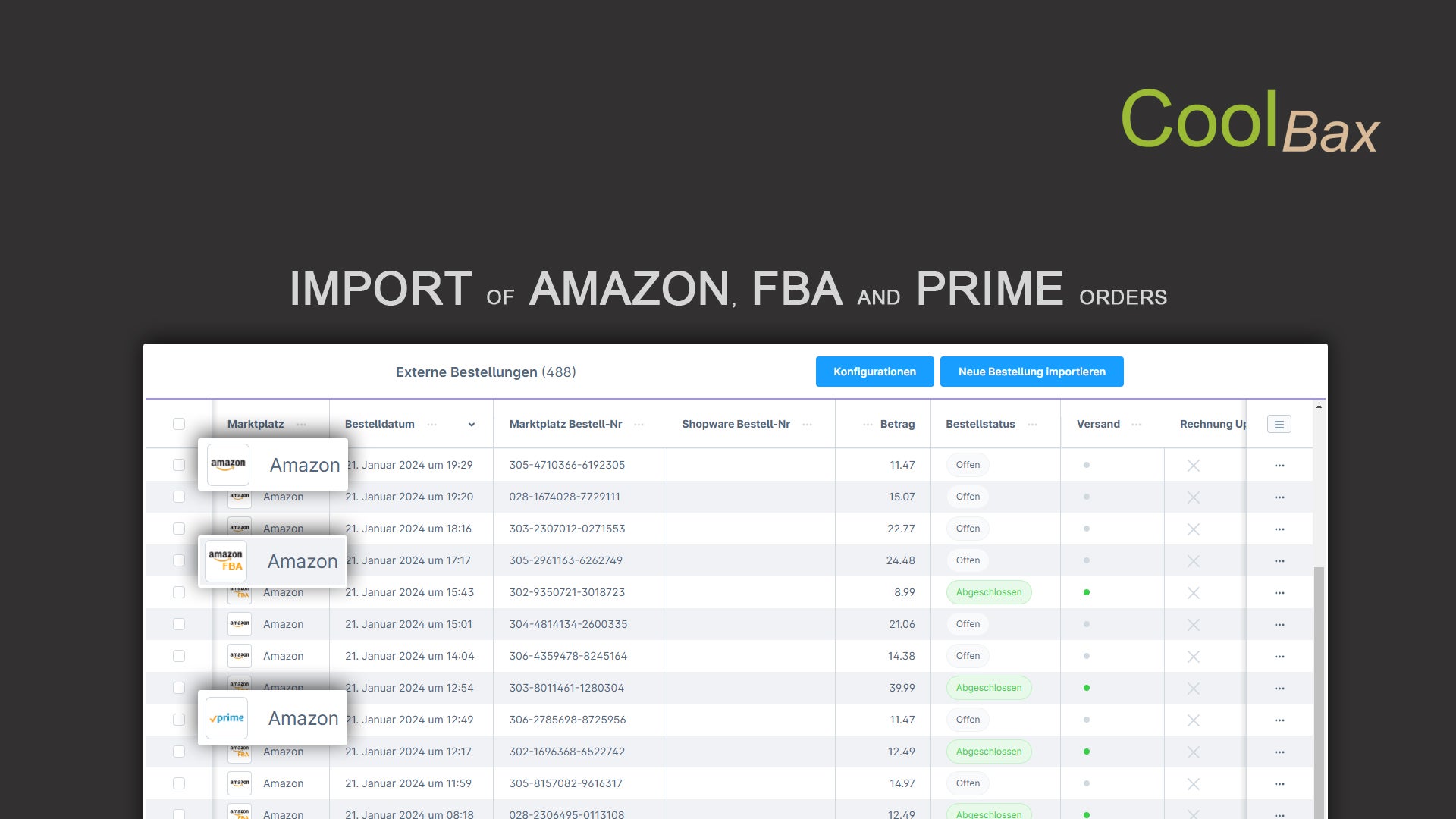 CbaxModulOrderImportAmazon