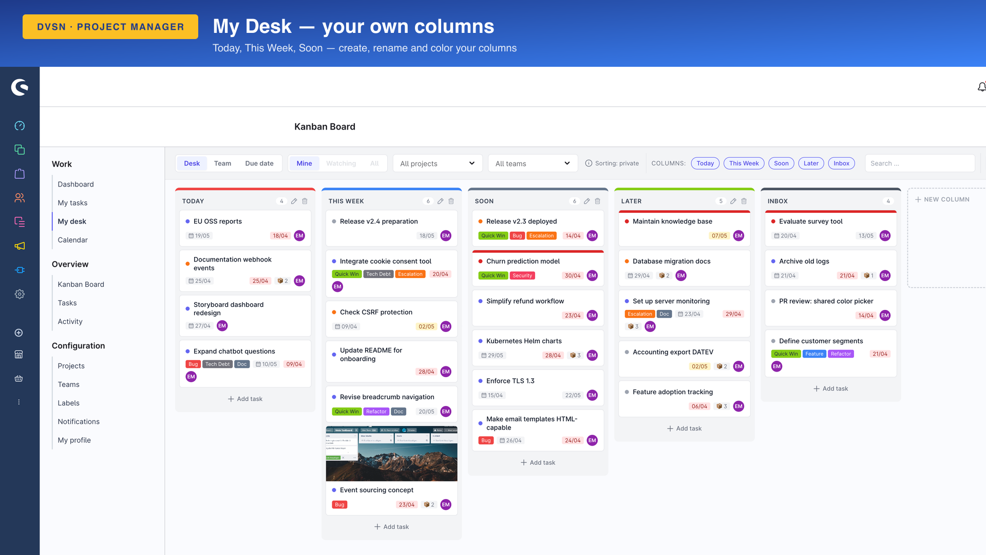 DvsnProjectManager