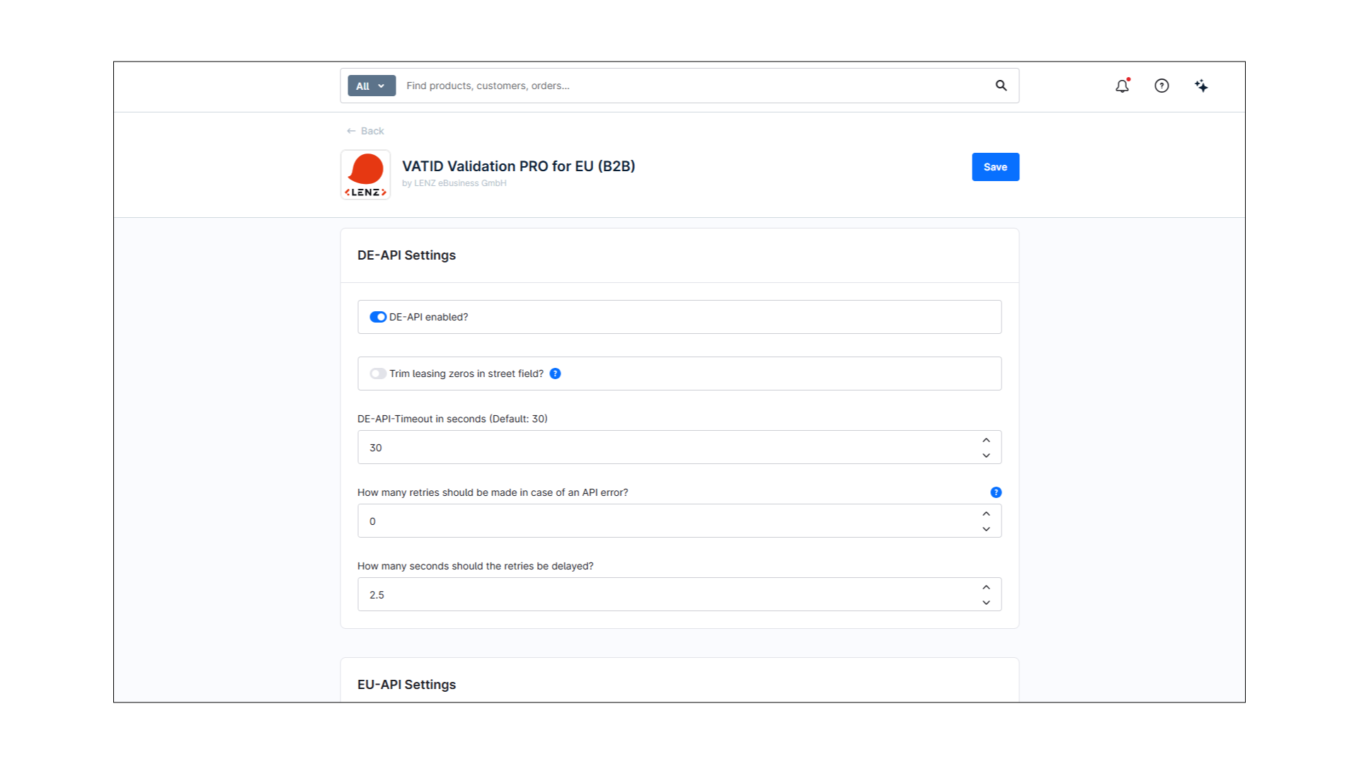 LenzPlatformVatIdValidation