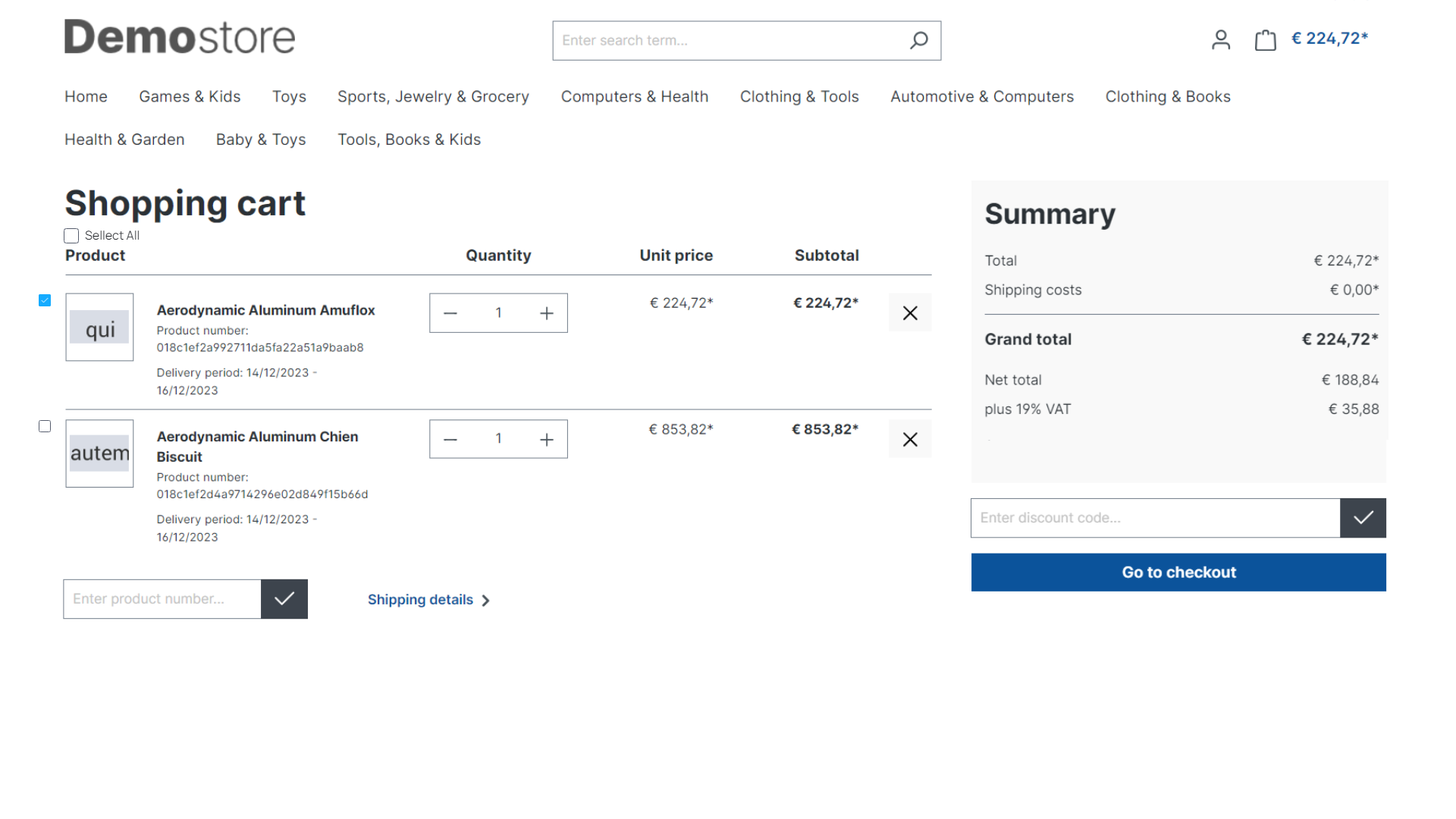 ICTECHSelectedProductsCartCalculator