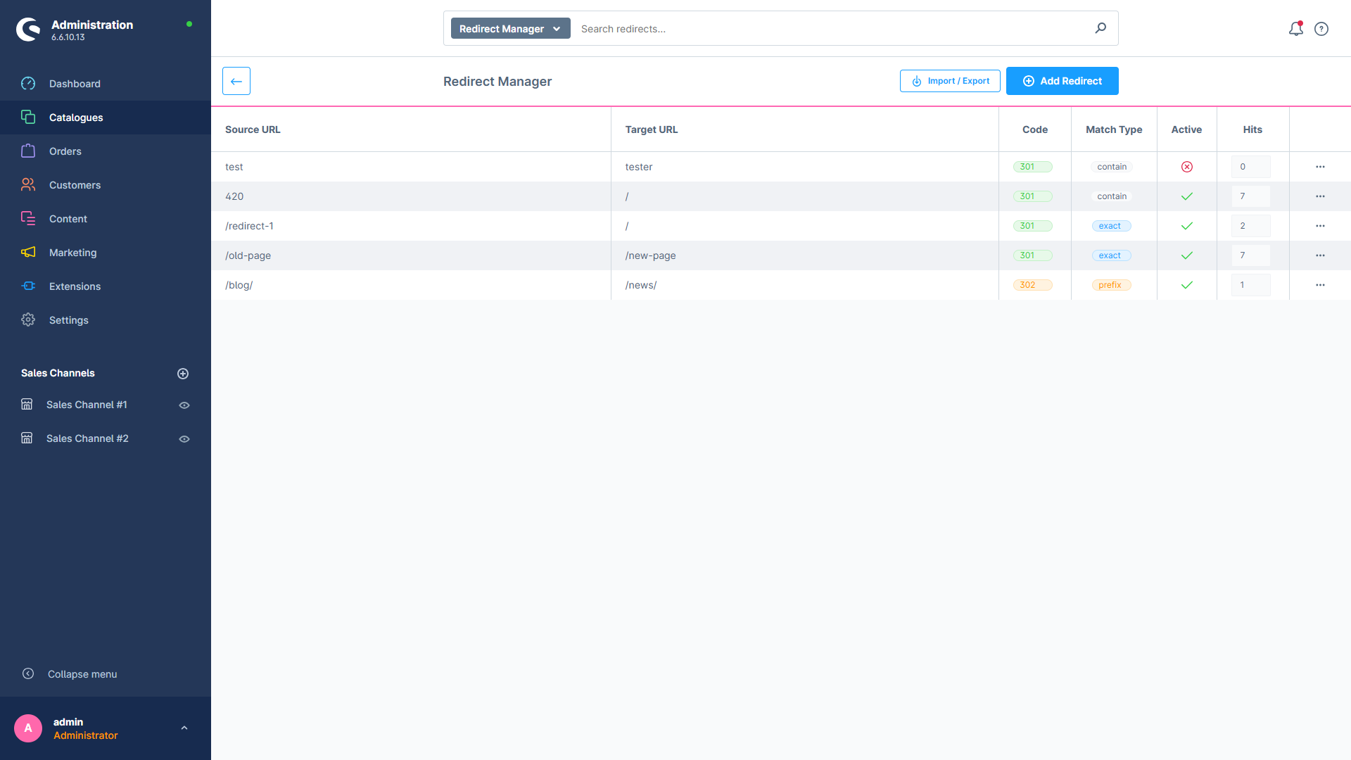 WeedesignRedirectManager