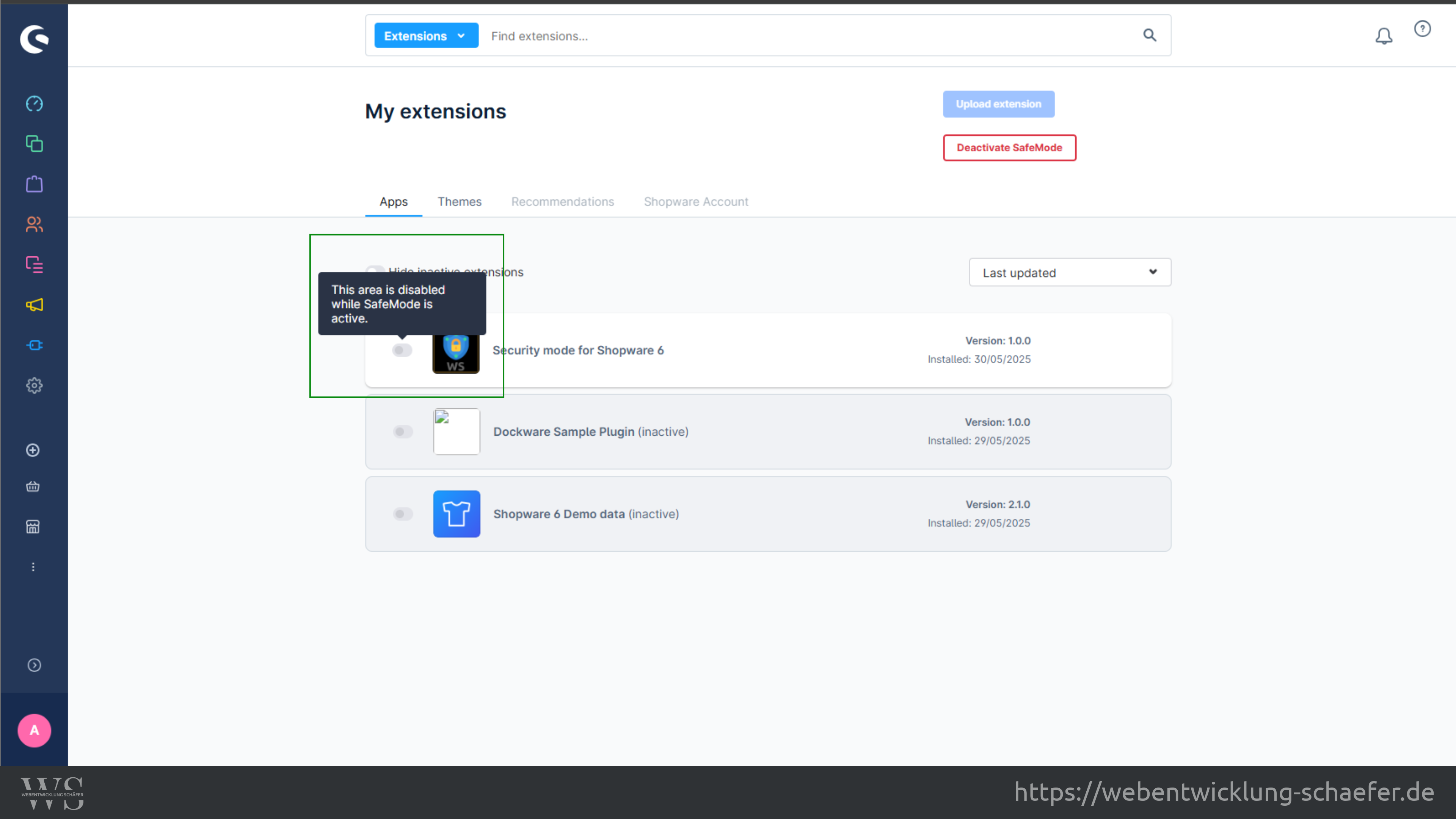 WebSchSafeMode
