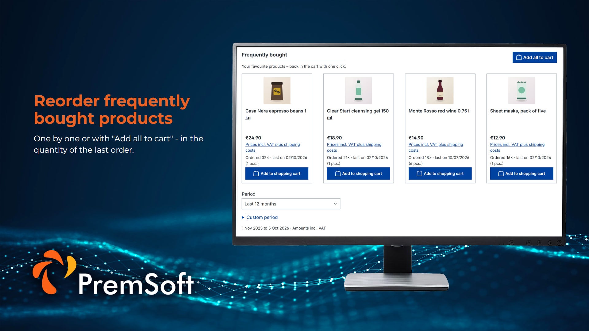 PremsCustomerAccountDashboard