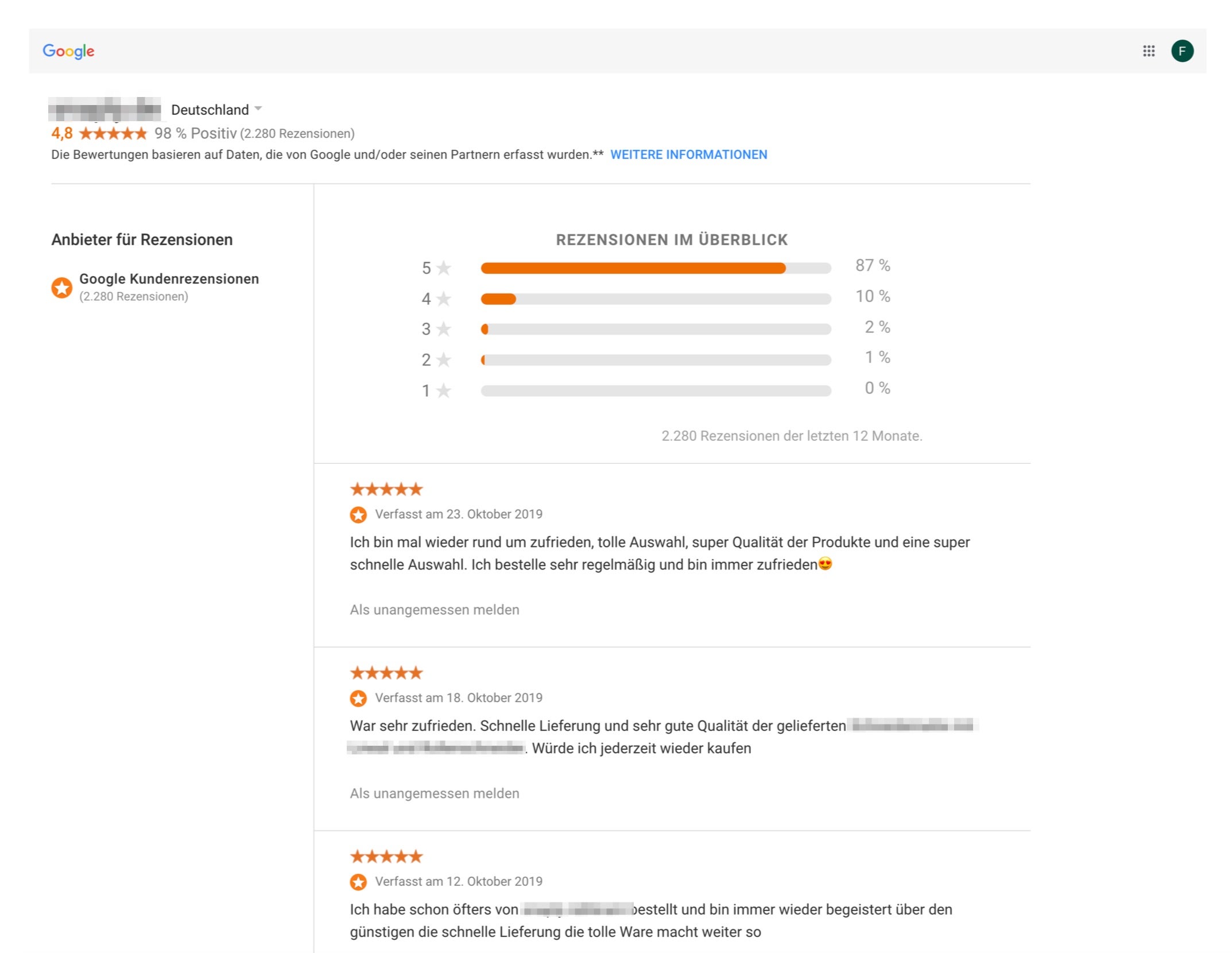 EsmxGoogleCustomerReviews