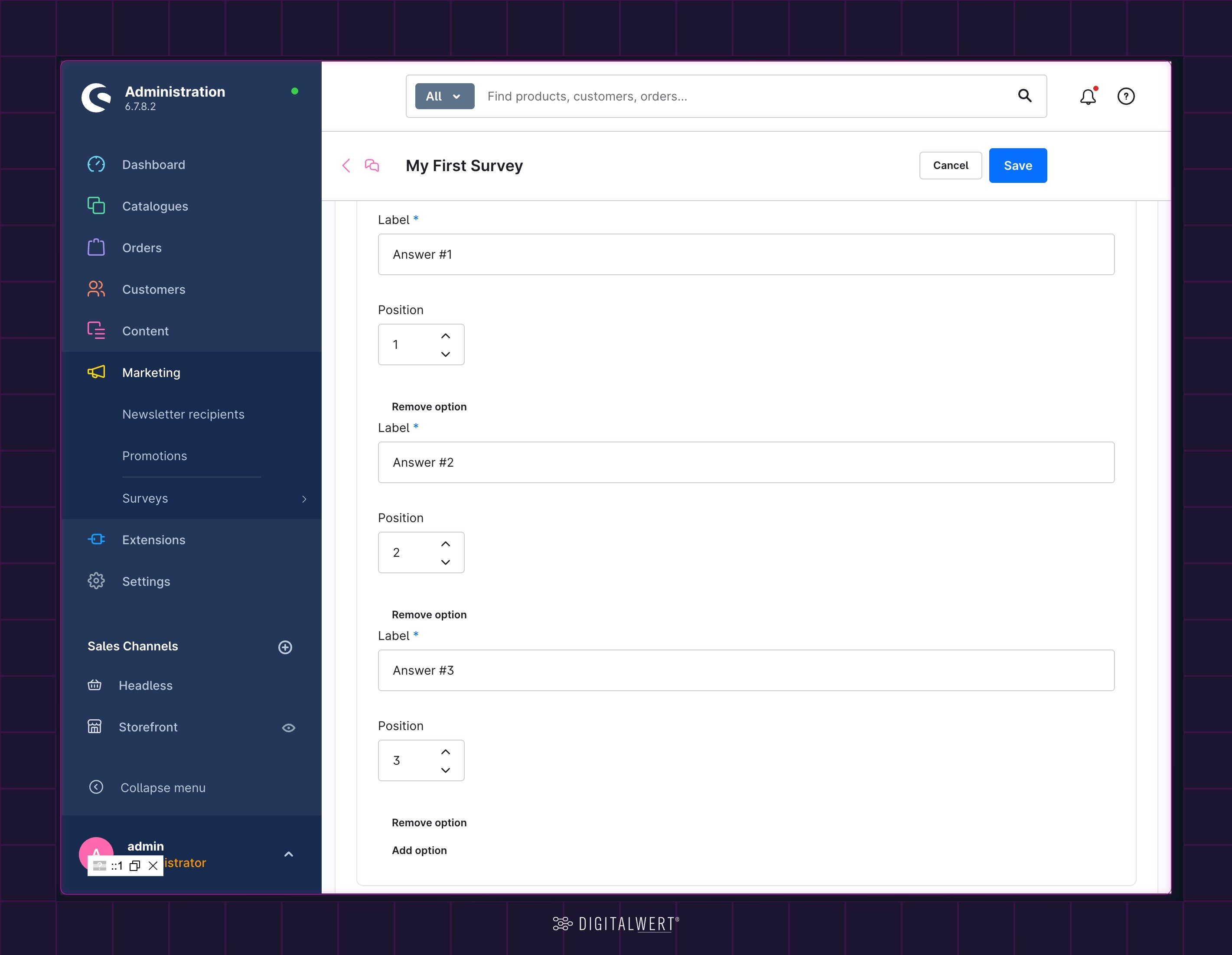 Digi1CheckoutSurveys
