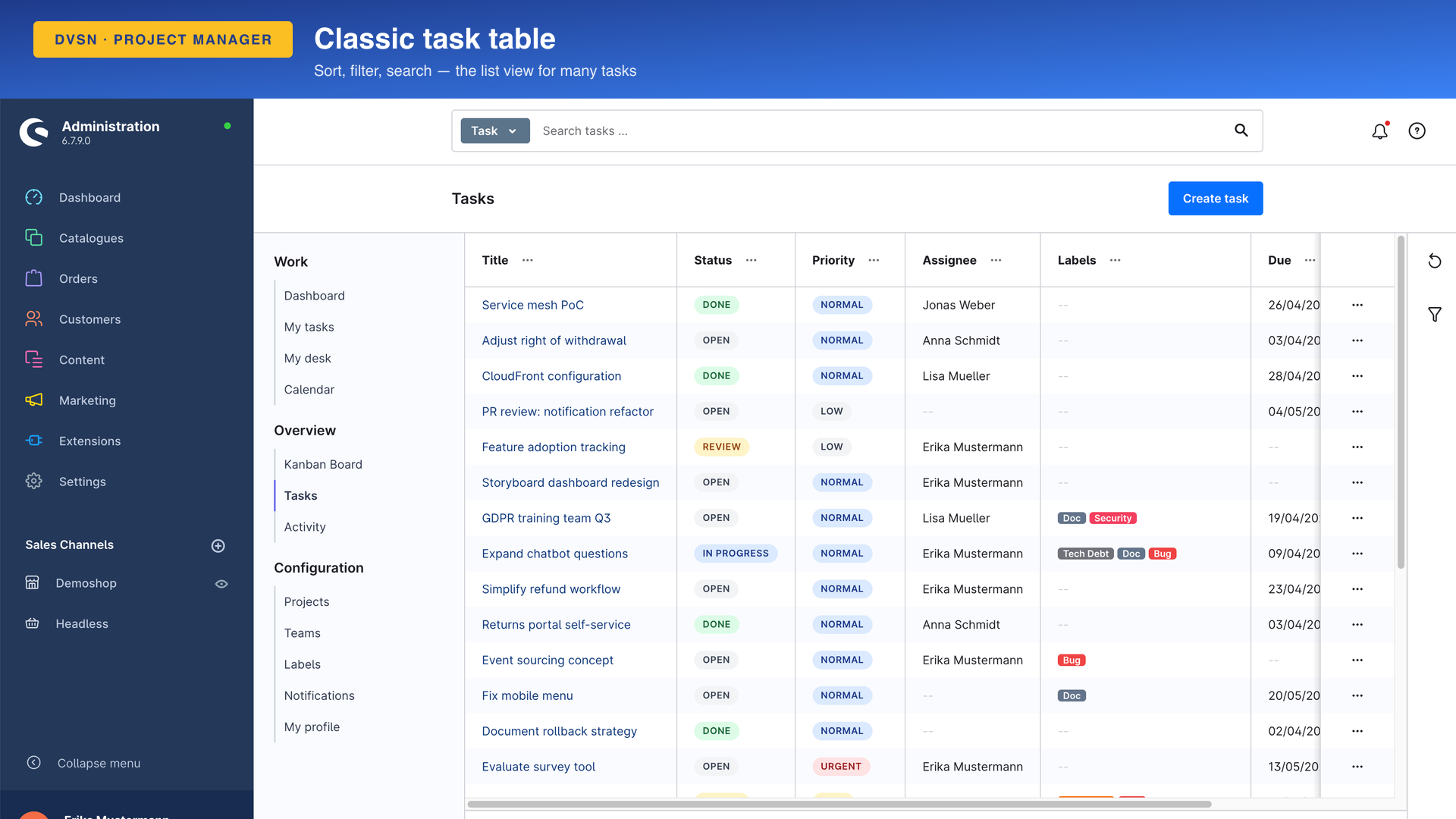 DvsnProjectManager