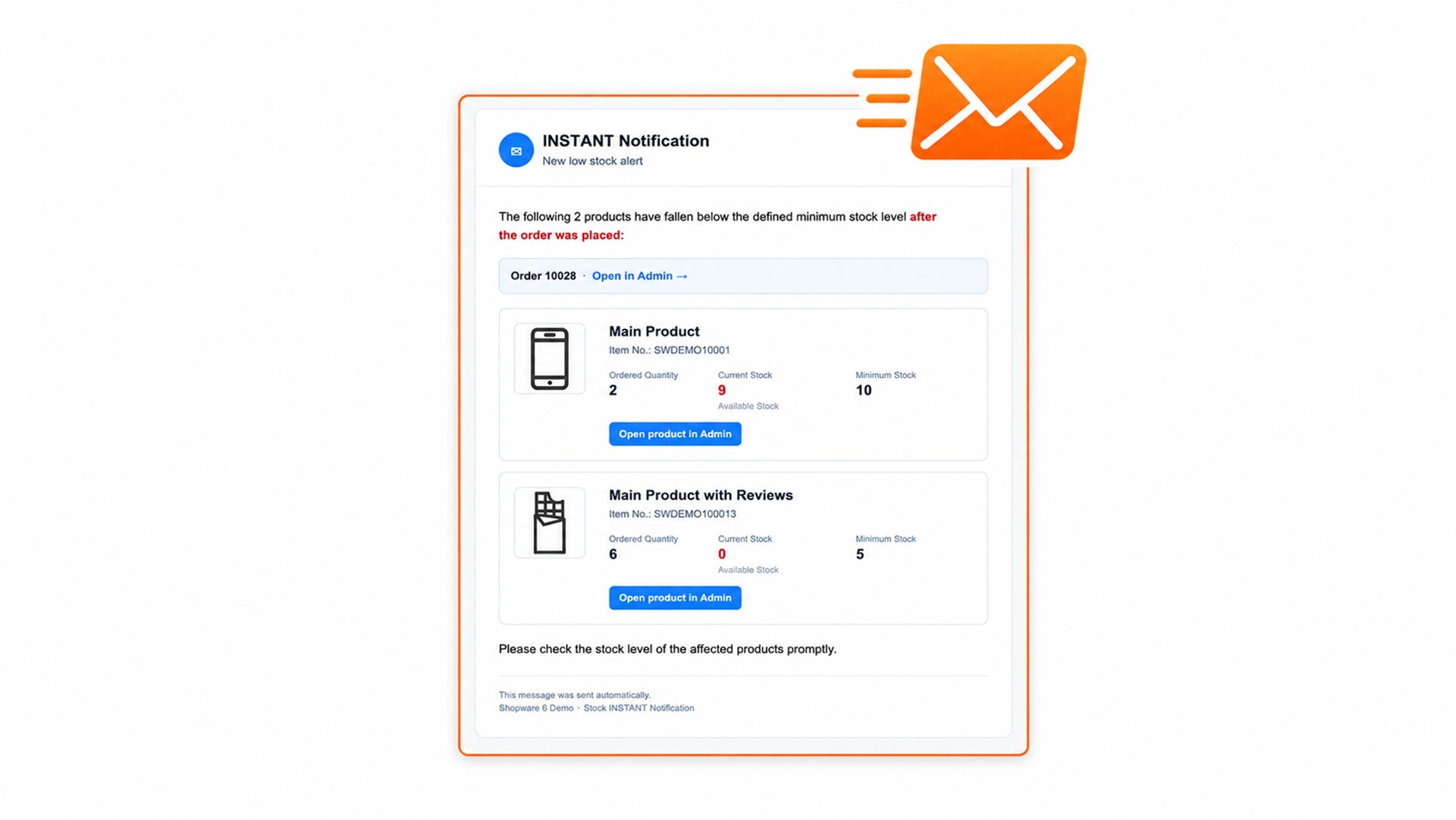 SixStockInstantNotification