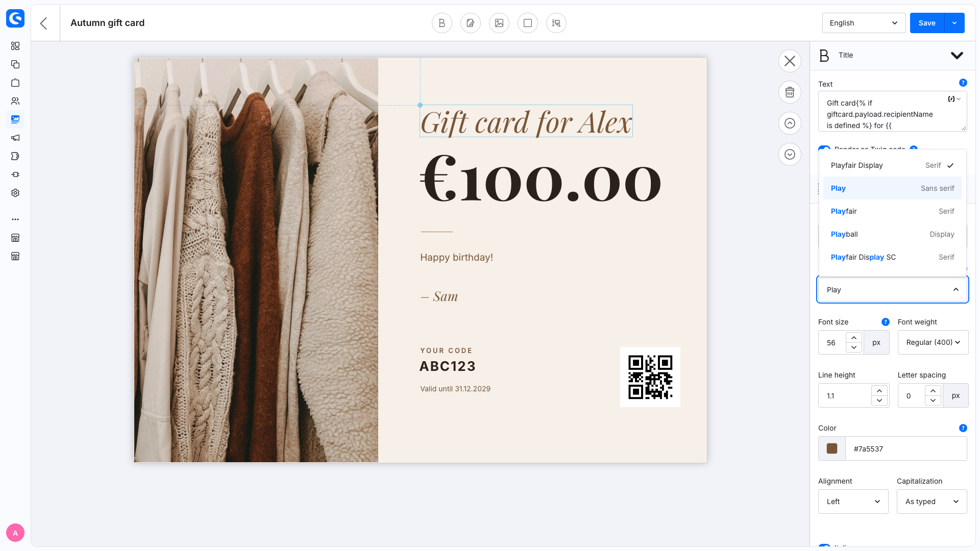 LaenenGiftcard