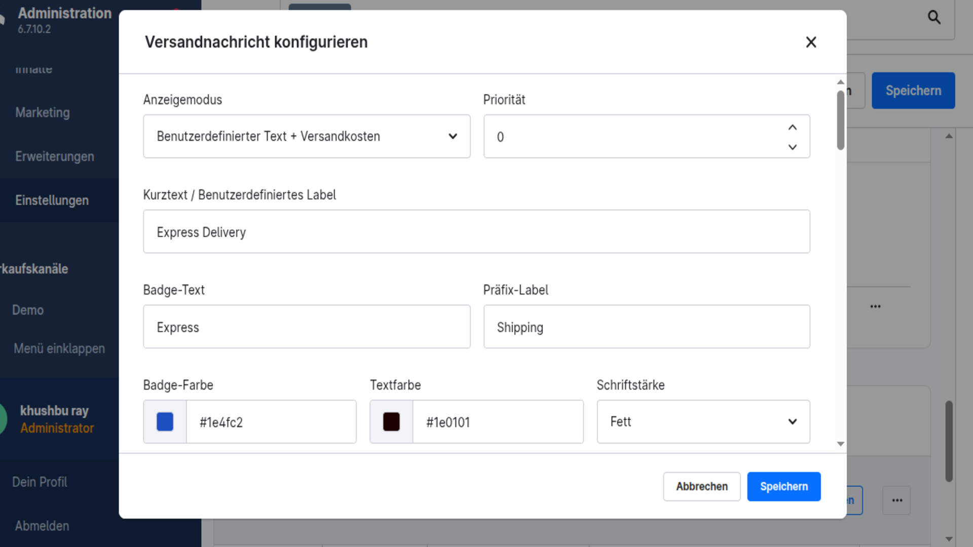 ICTECHShippingMethodTextCS