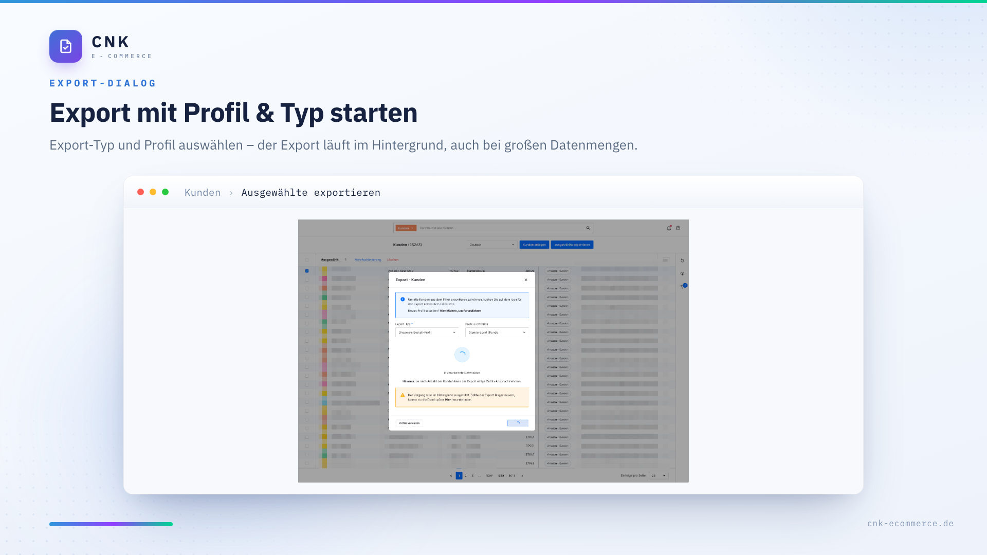 CnkPlatformCustomerCsvExport