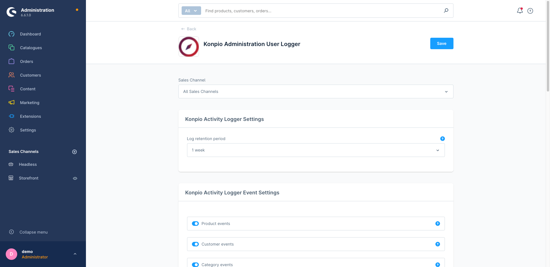 KonpioBackendUserLogger