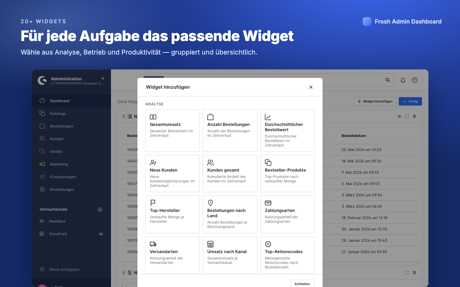 FroshAdminDashboard