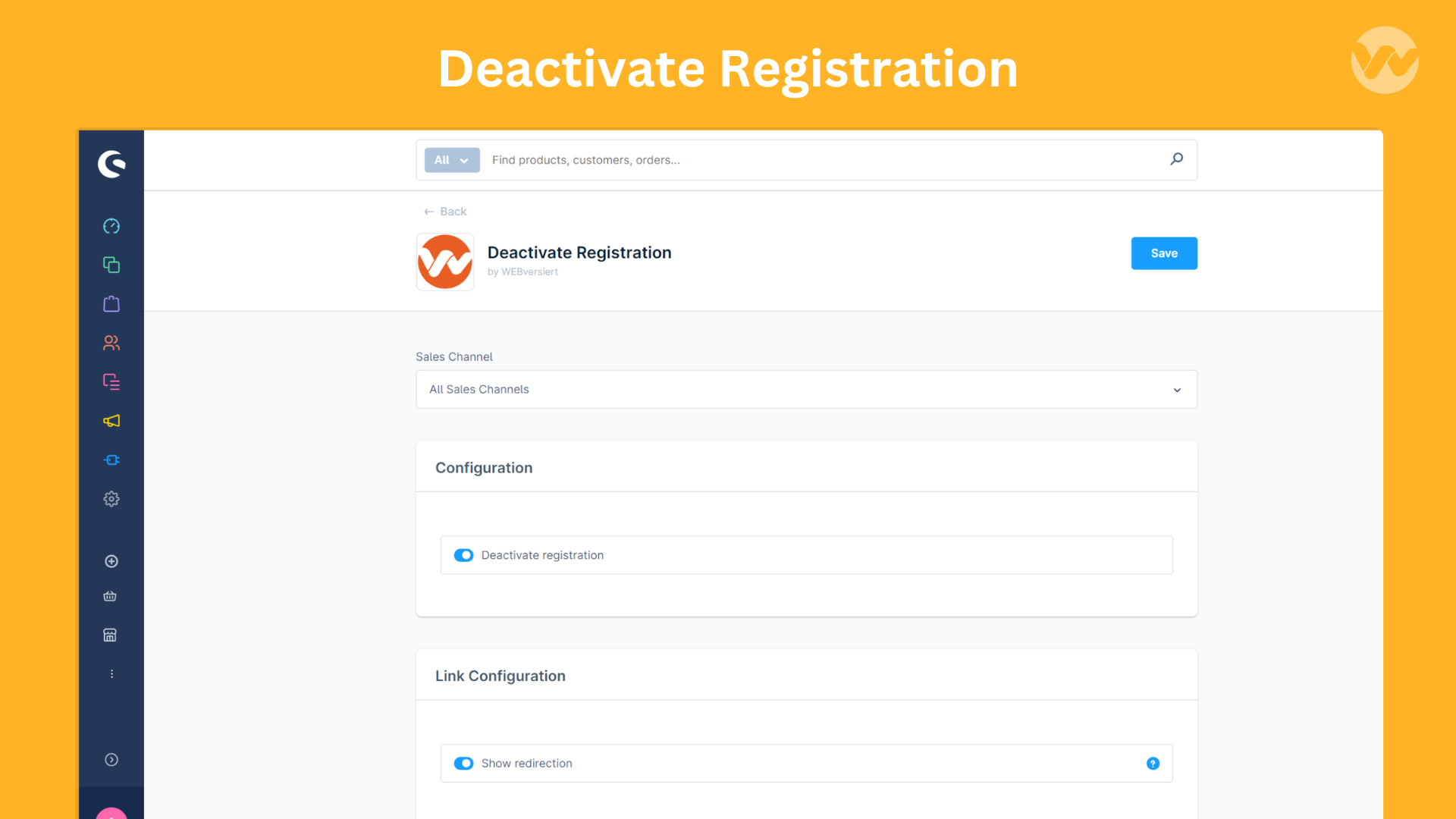 WebvDeactivateRegistration