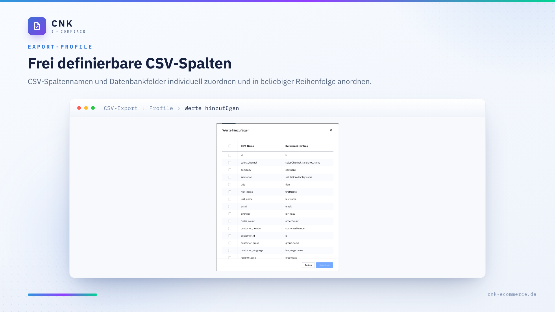 CnkPlatformCustomerCsvExport