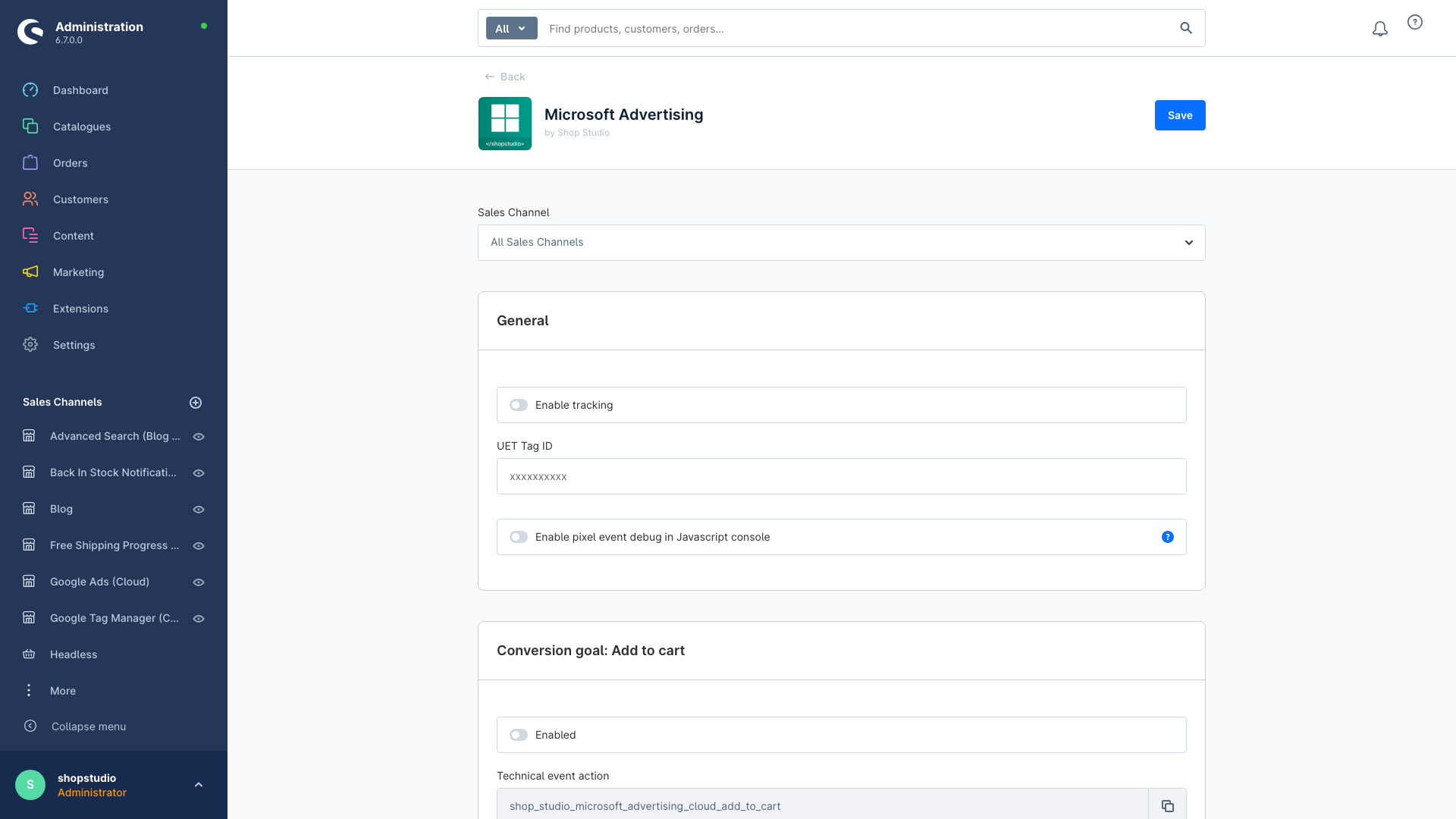ShopStudioMicrosoftAdvertisingCloud