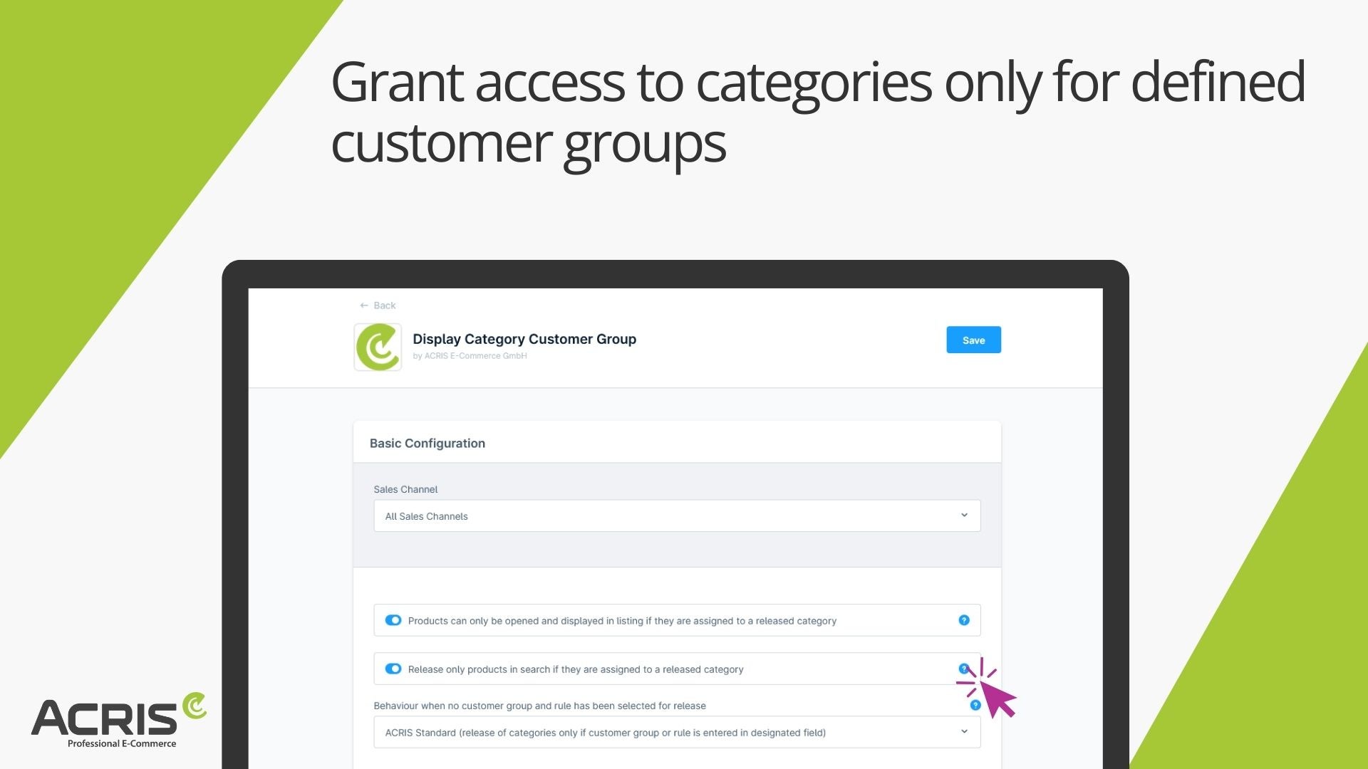 AcrisDisplayCategoryCustomerGroupCS