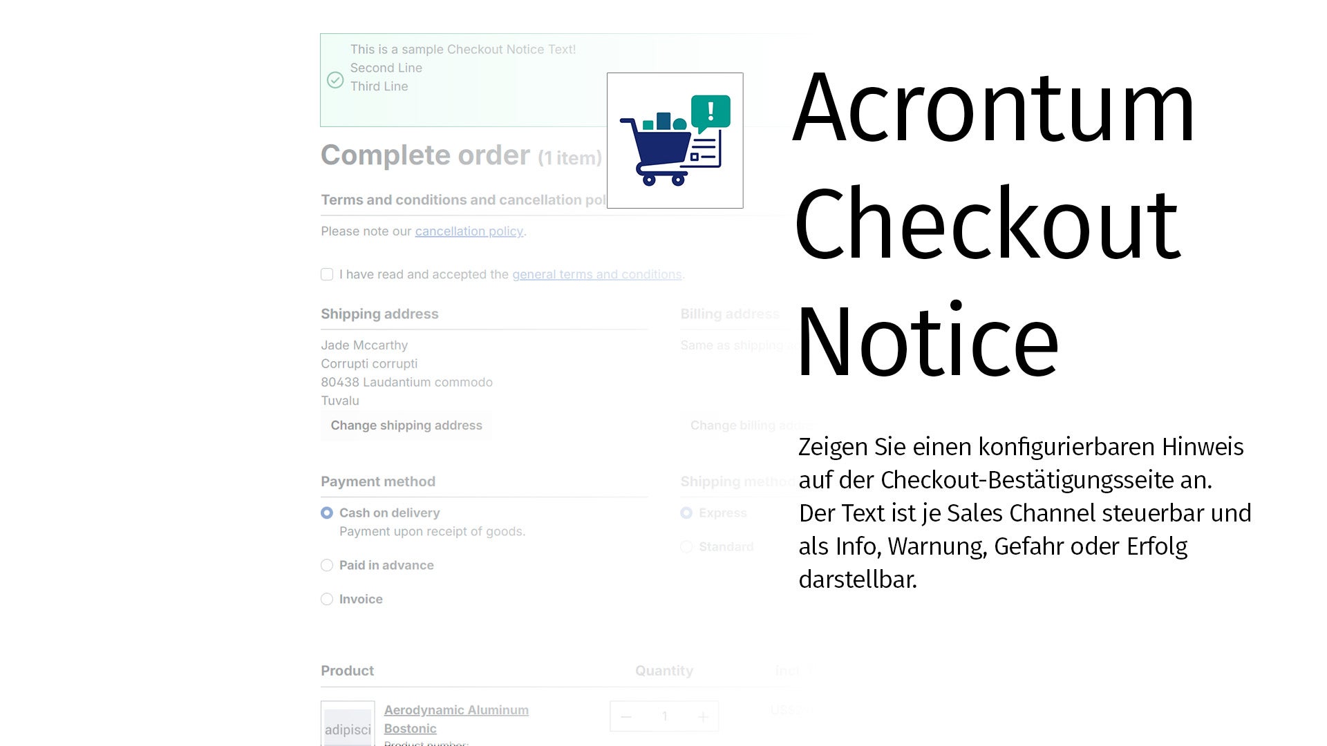 AcrontumCheckoutNotice