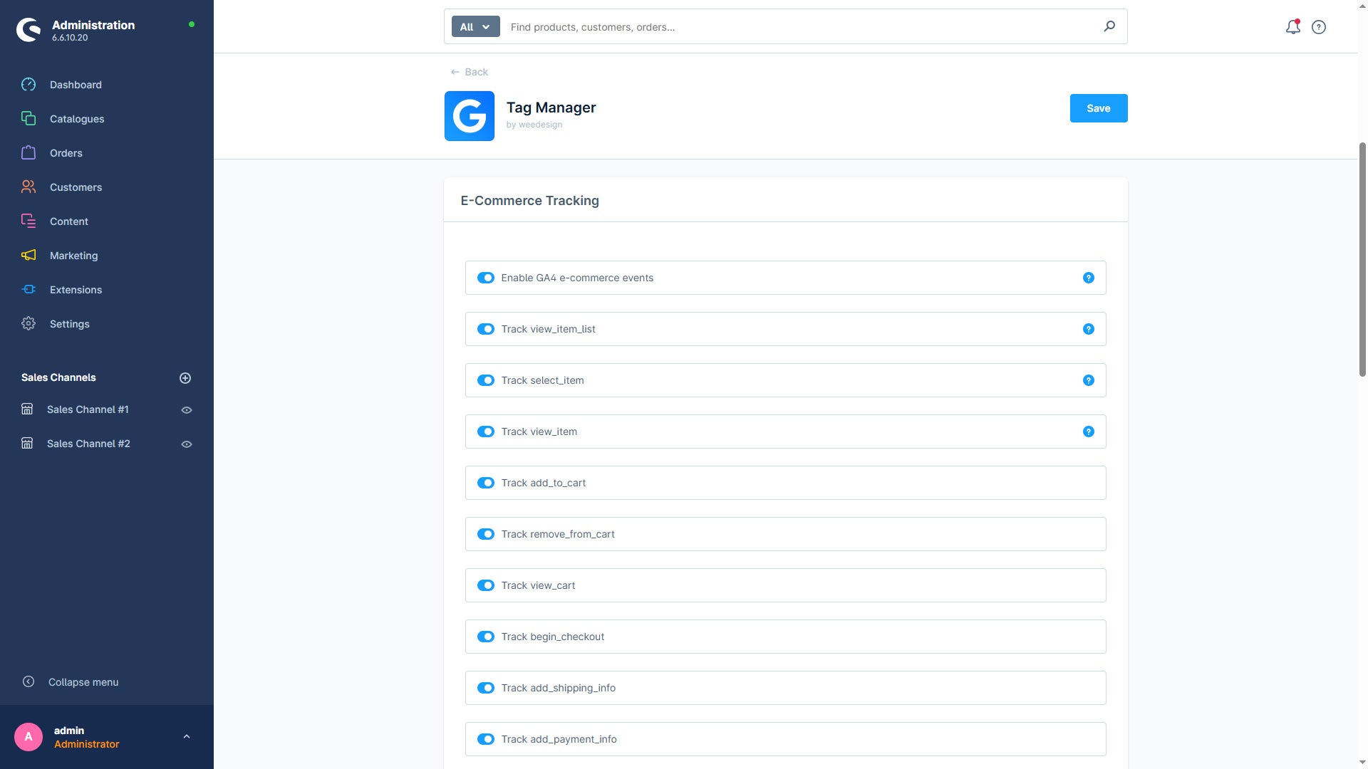 WeedesignTagManager