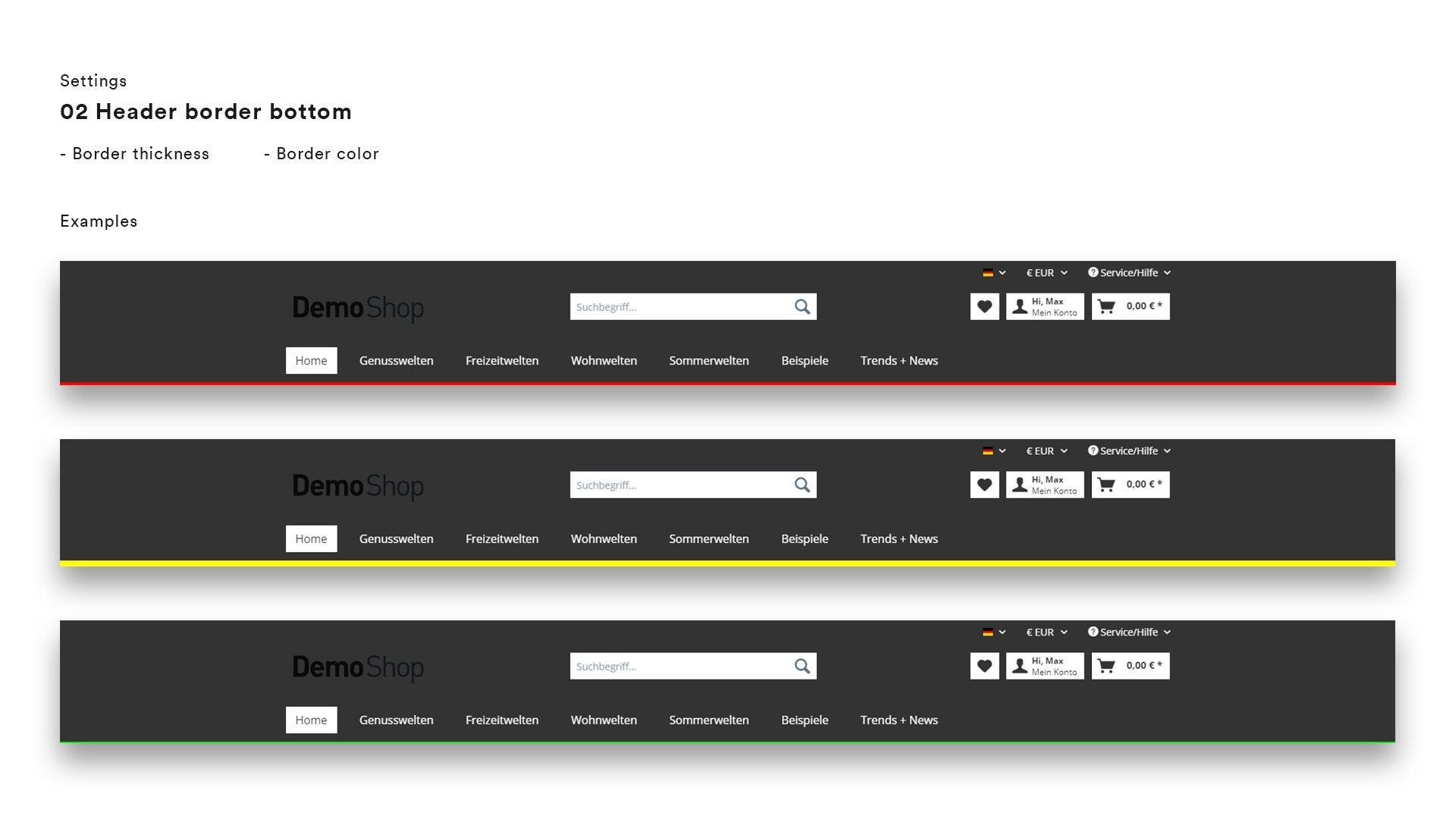 NenoHeaderStyleConfigurator