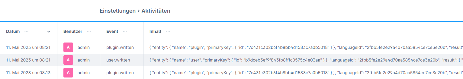 SpnoActivityLog