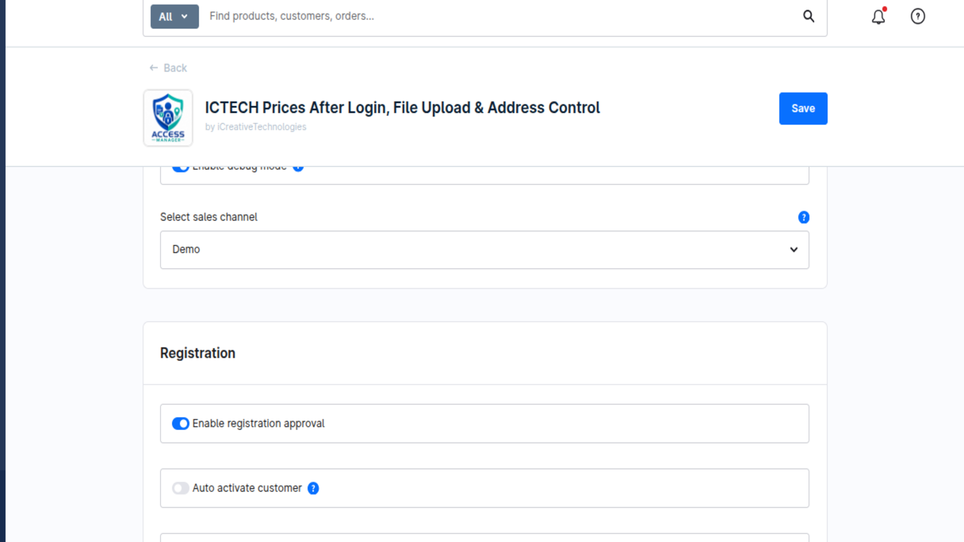 ICTECHAccessManager