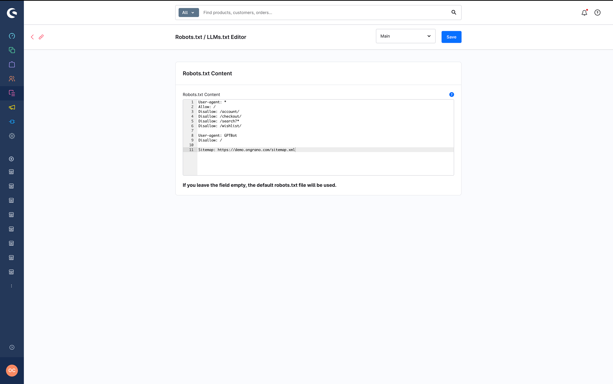 OngranoUrlSeoTools