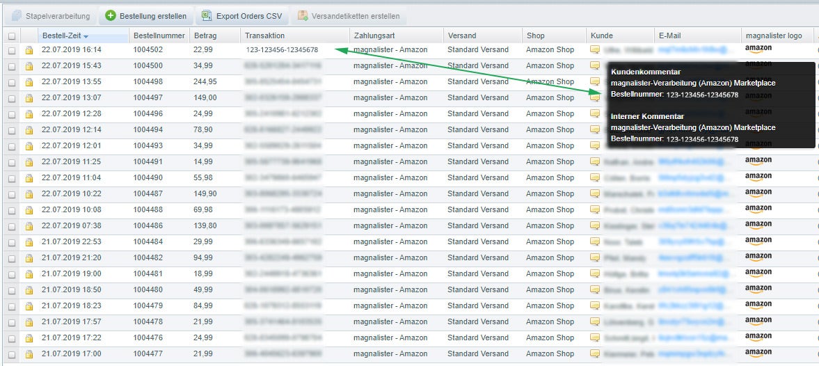 ExweAmazonTransactions