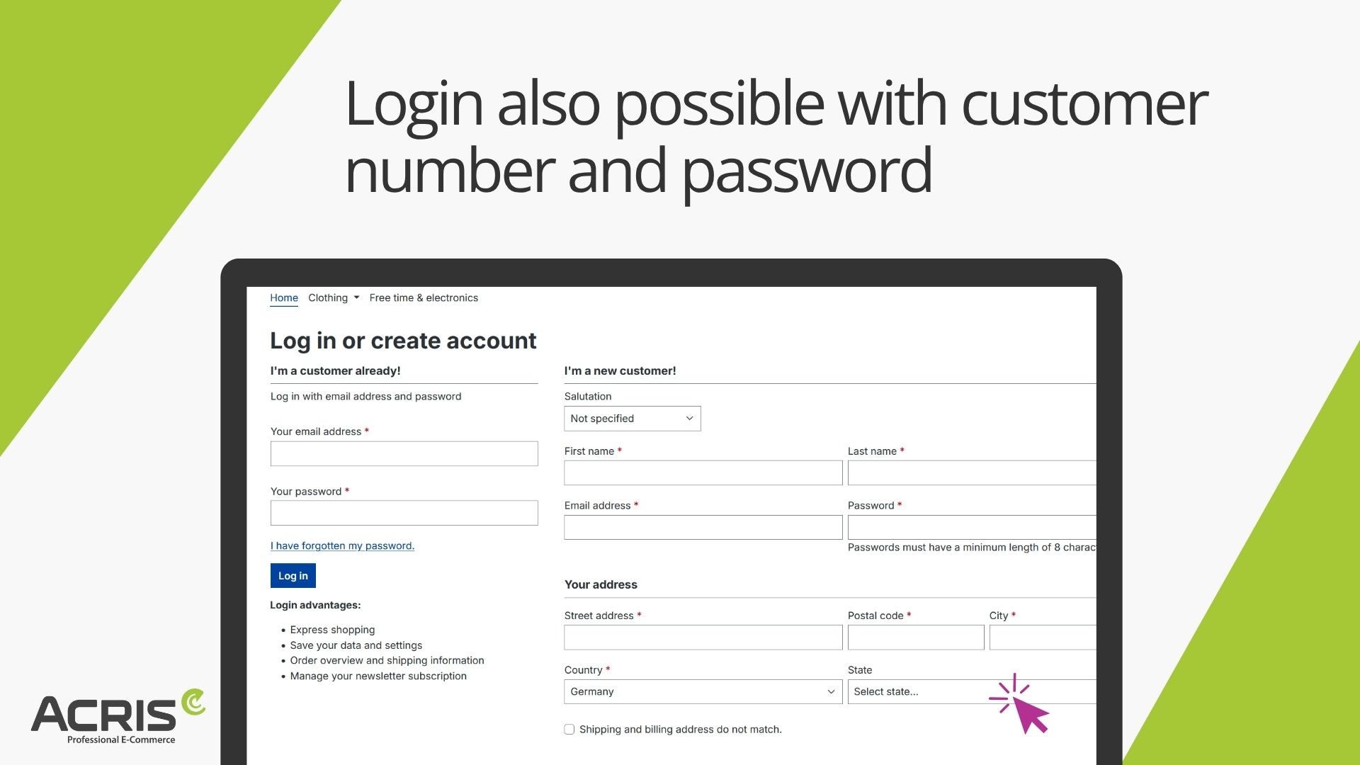 AcrisAccountCartCheckoutCS