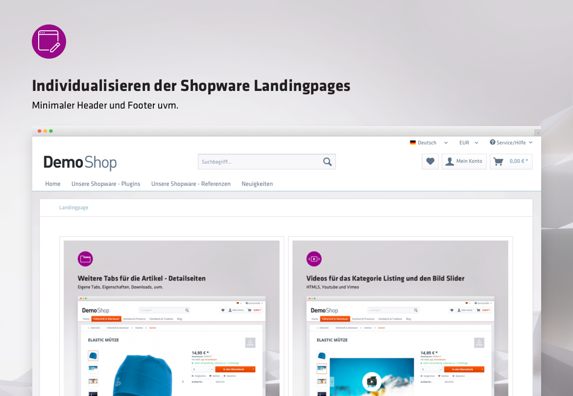 digi1Customizingshopwarelandingpages