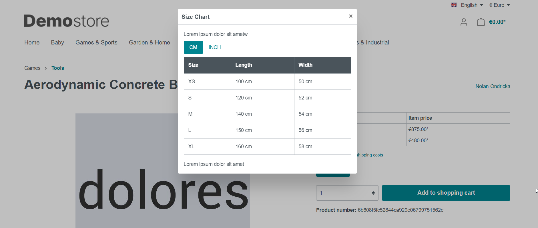 FlinkSizeCharts